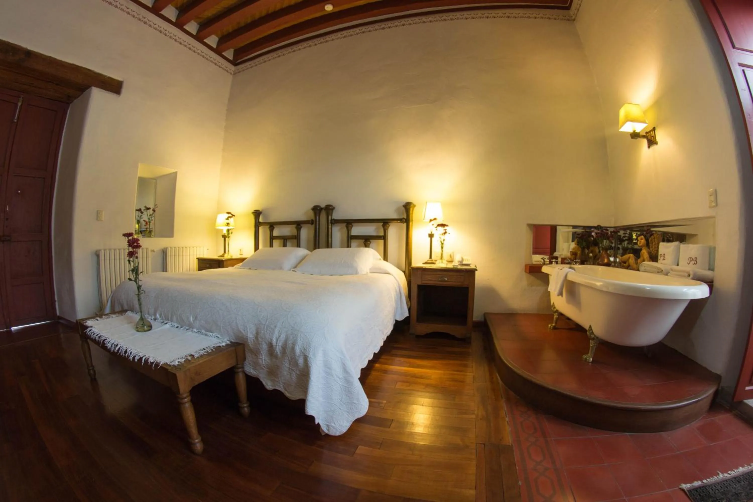 Bed in Hotel Boutique Posada La Basilica