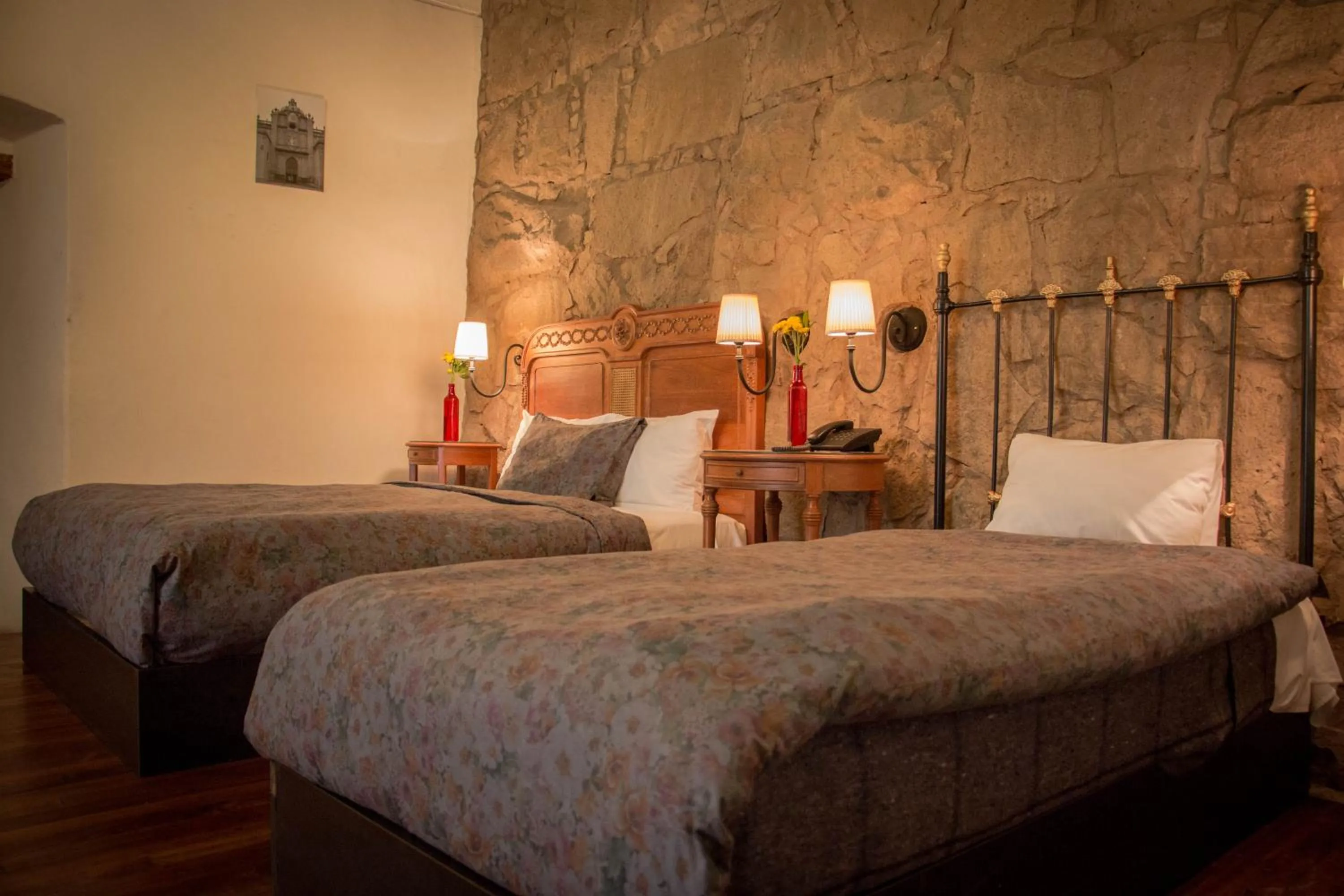 Bed in Hotel Gertrudis