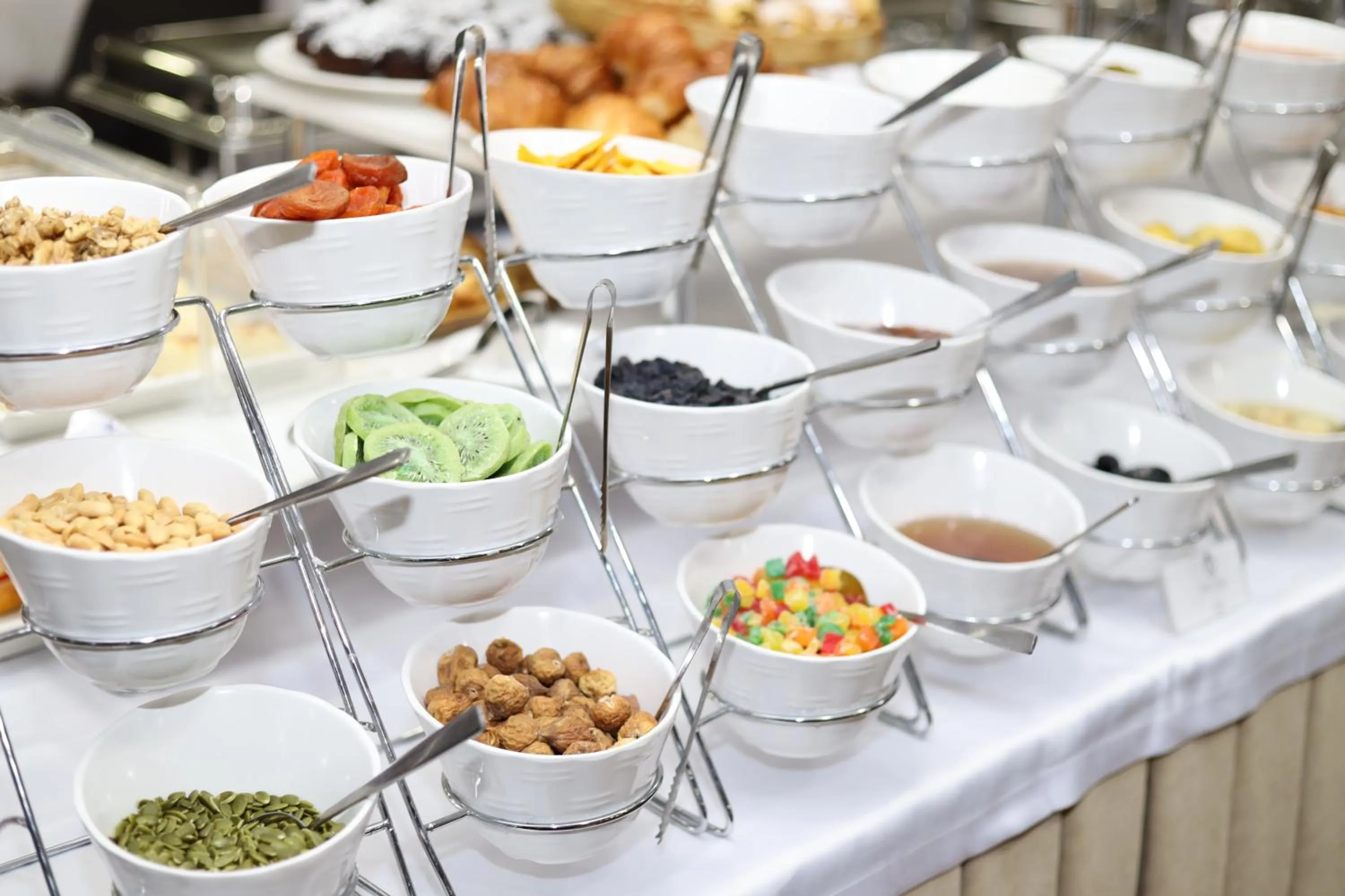 Buffet breakfast in Plaza Hotel Bishkek