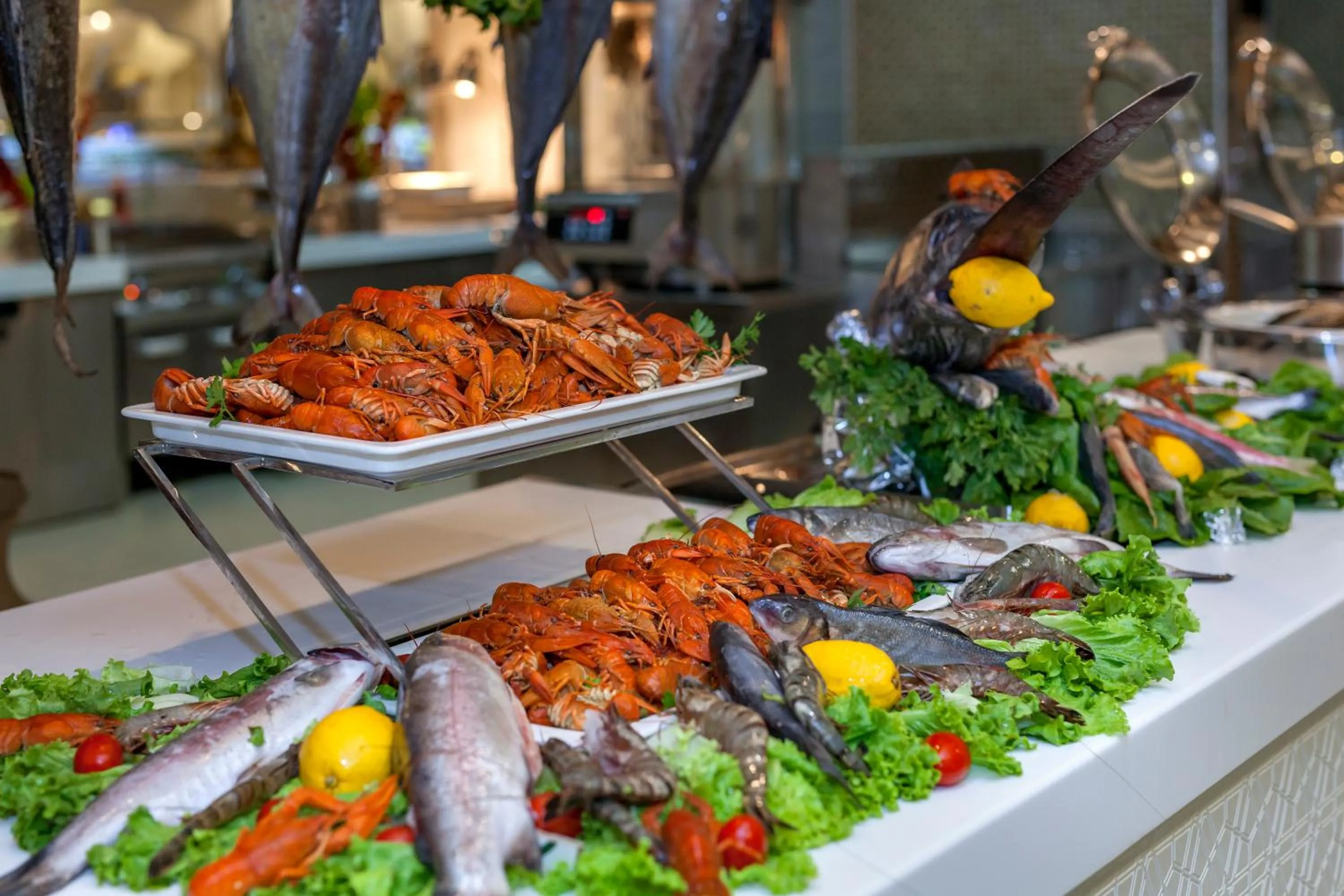 Food and drinks in Royal Taj Mahal Hotel