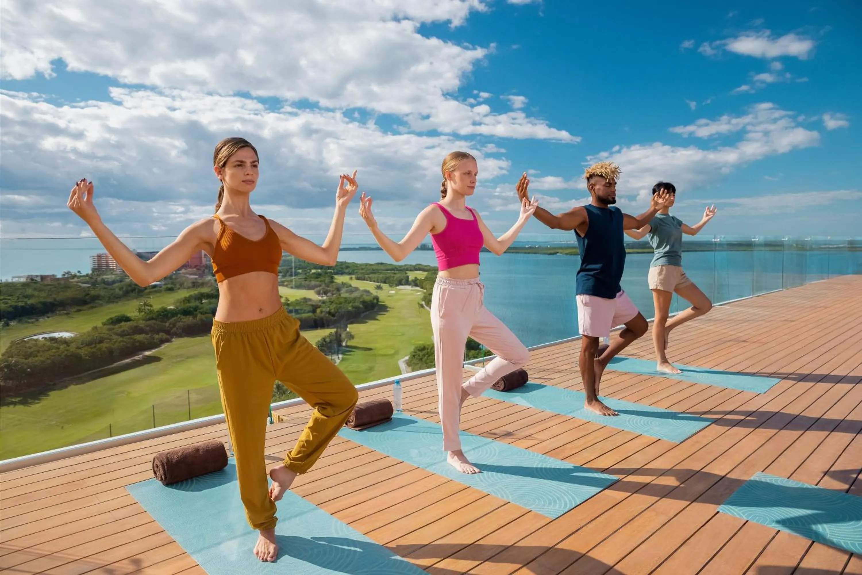 Fitness centre/facilities in Hyatt Vivid Grand Island Cancun-All Inclusive Adults Only