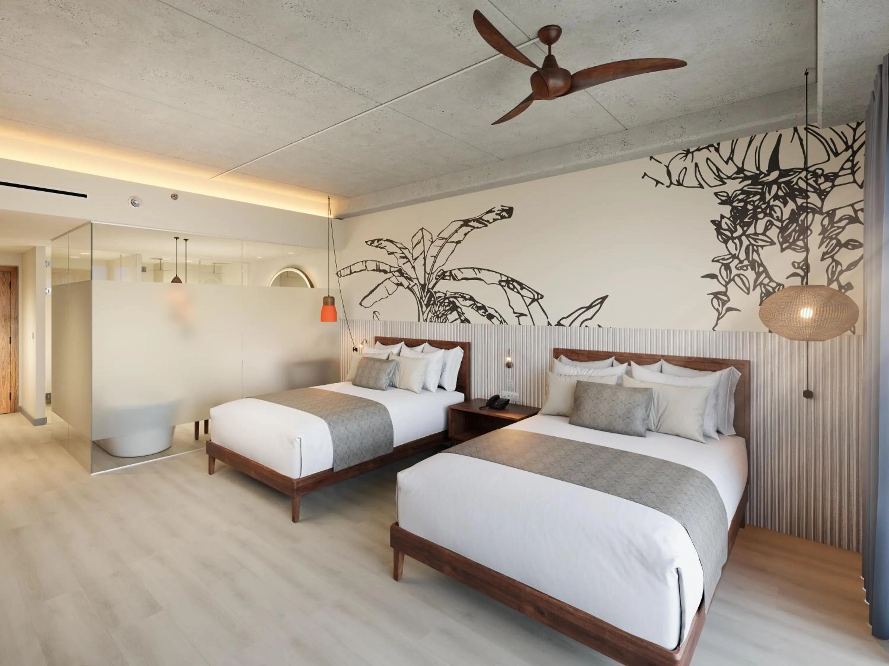 Bed in Hyatt Vivid Grand Island Cancun-All Inclusive Adults Only