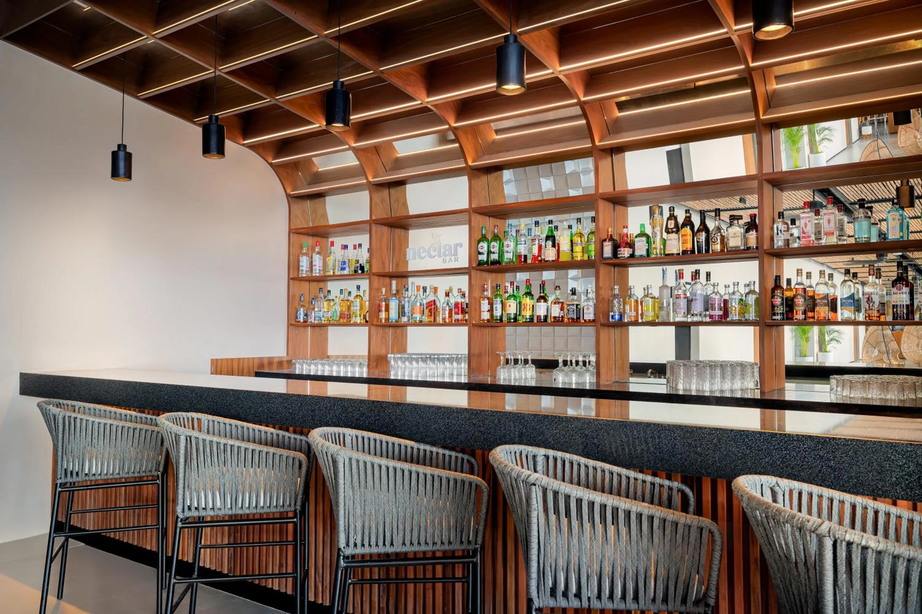 Lounge or bar in Hyatt Vivid Grand Island Cancun-All Inclusive Adults Only