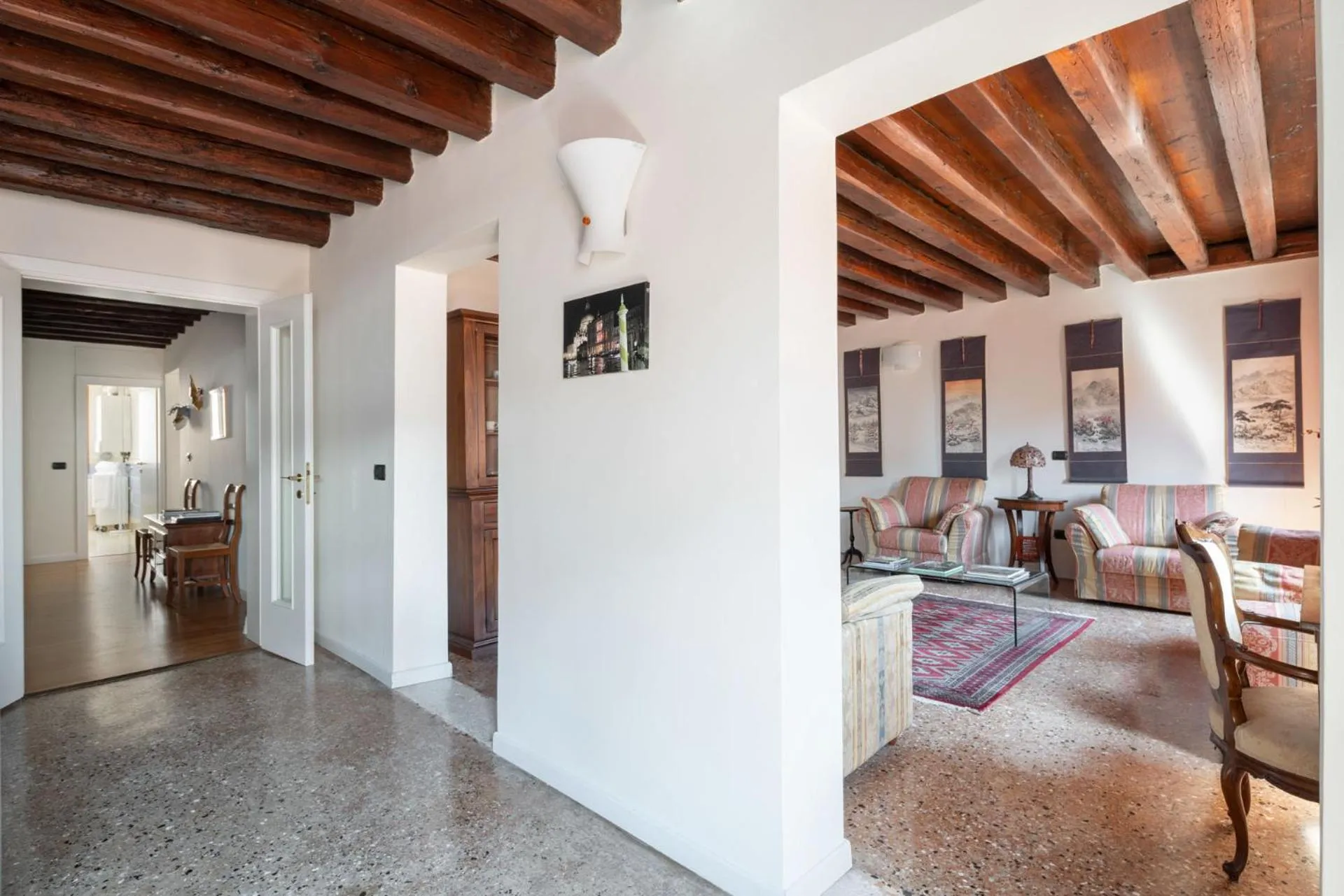 Living room in Ca' Coriandolo