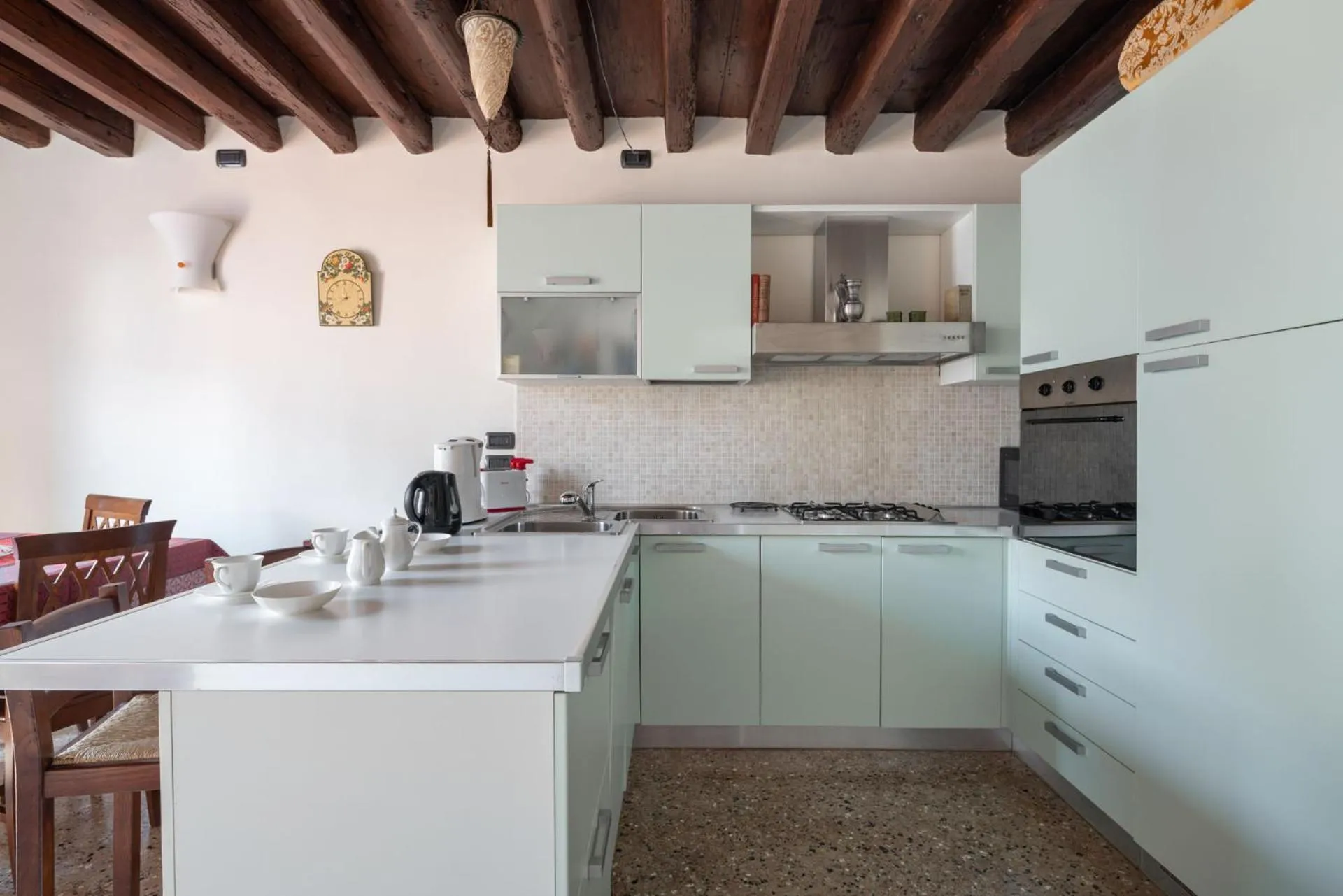Kitchen or kitchenette in Ca' Coriandolo