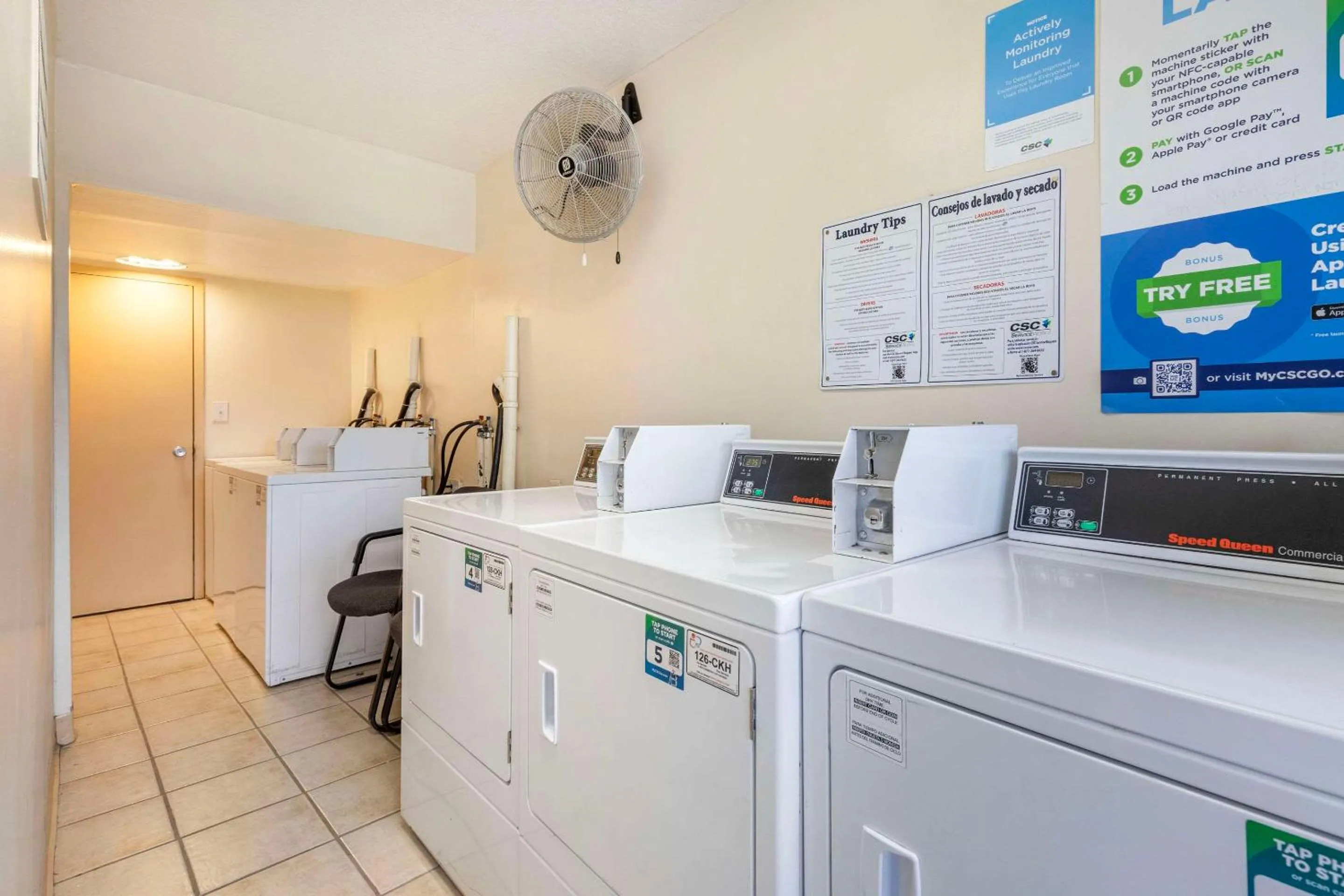 laundry in Suburban Studios Tysons Corner