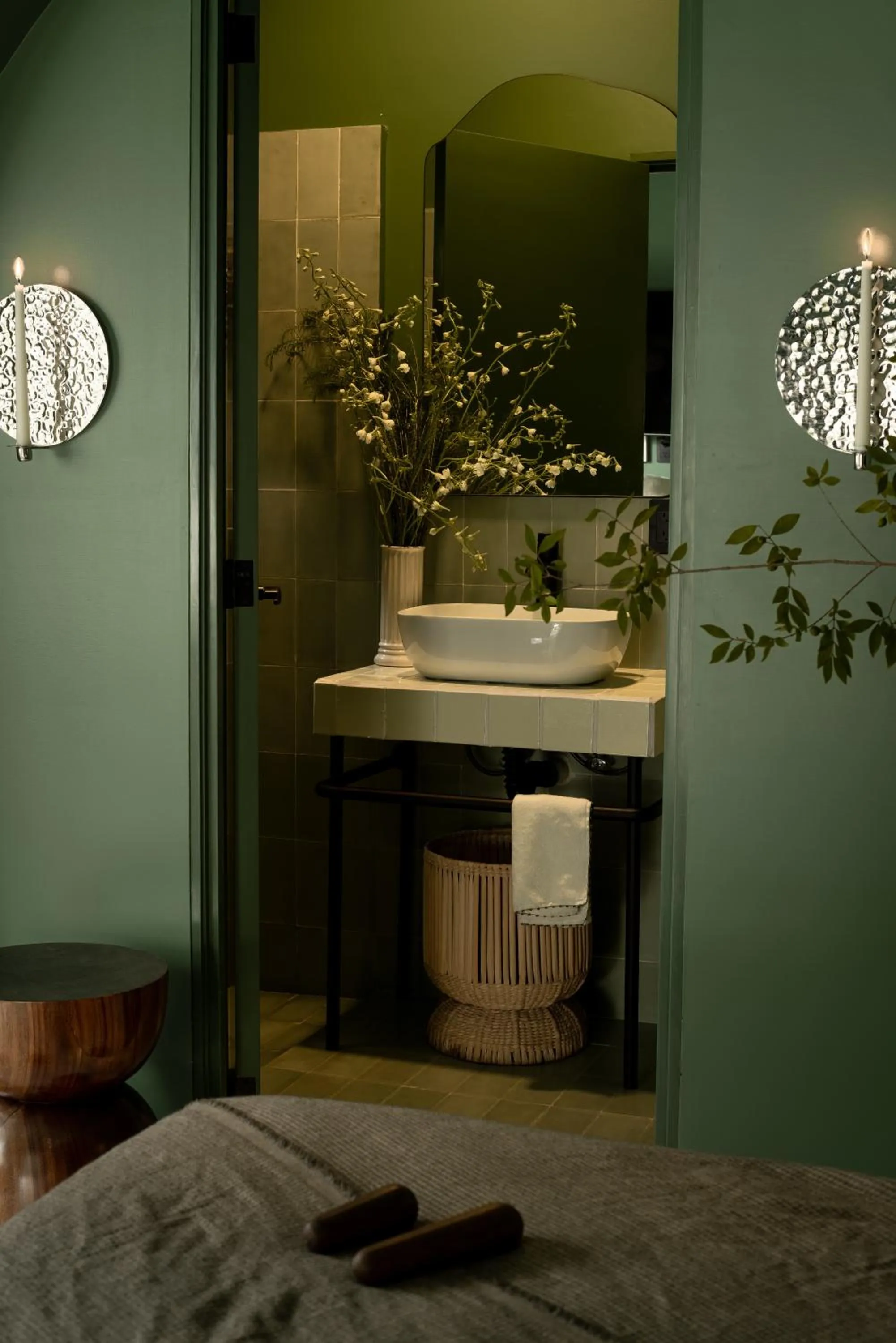 Bathroom, Bed in Casa España