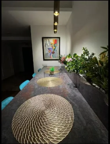 Decorative detail in The Centaurus Apartments