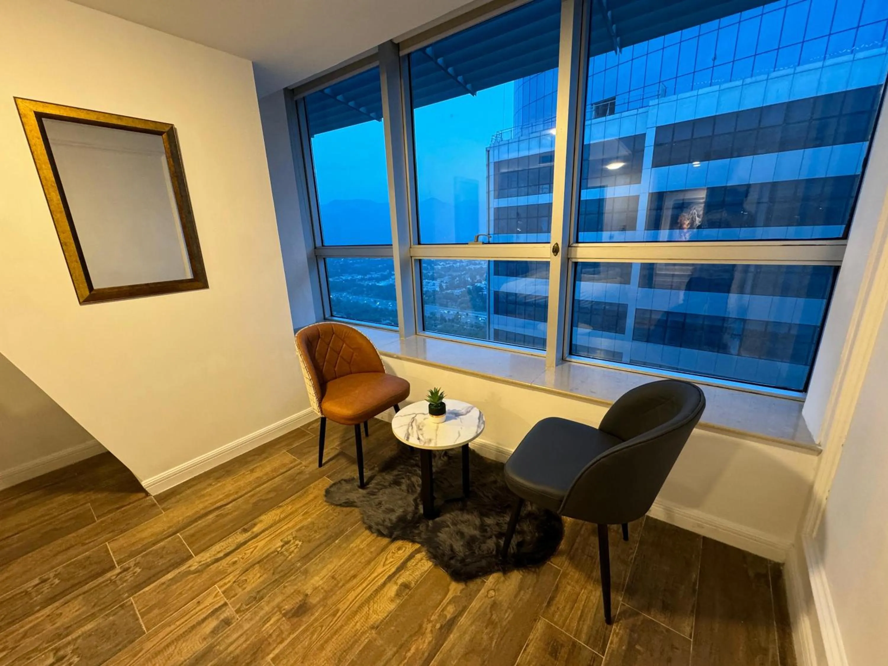 Seating area in The Centaurus Apartments