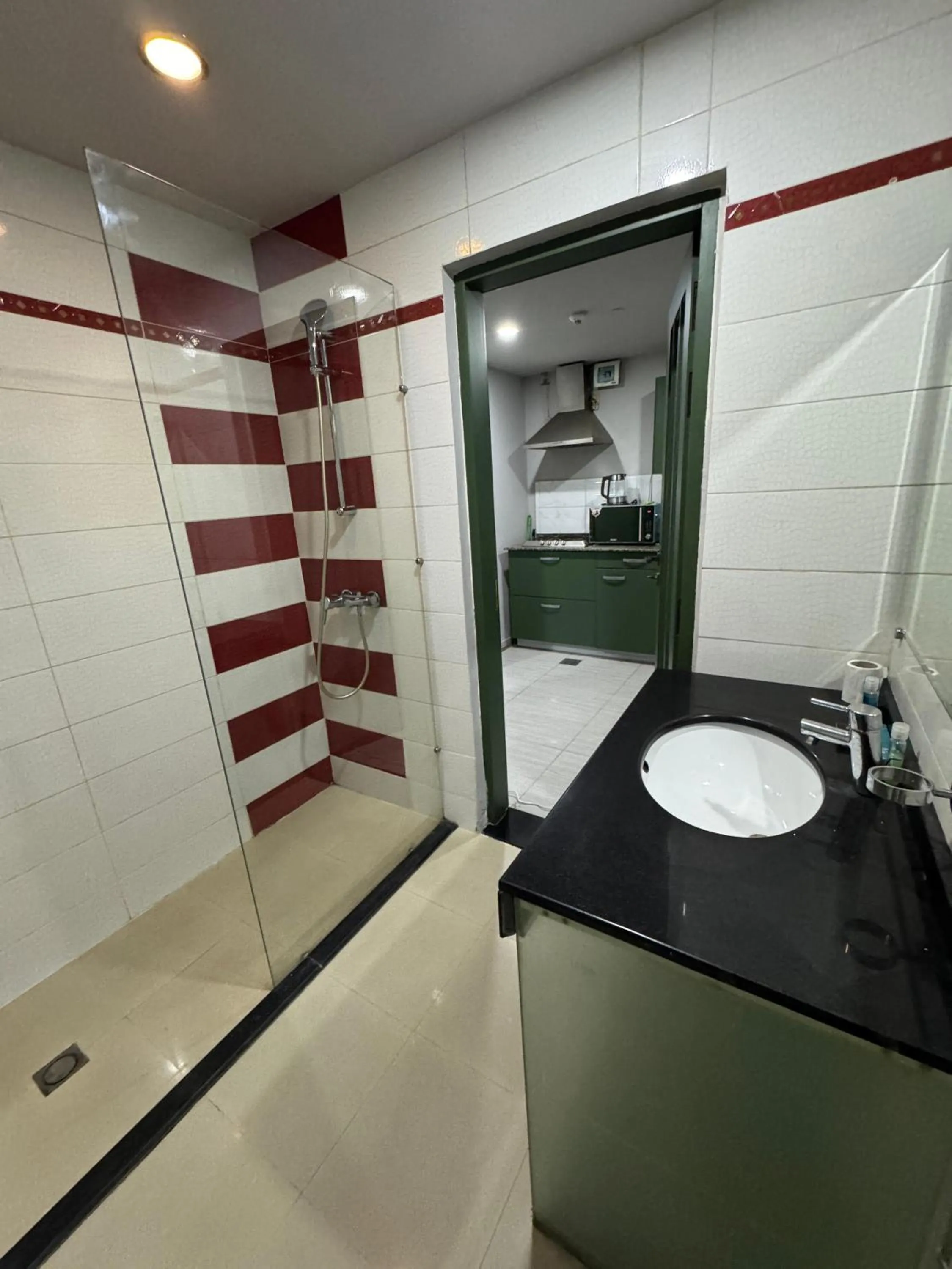 Shower in The Centaurus Apartments