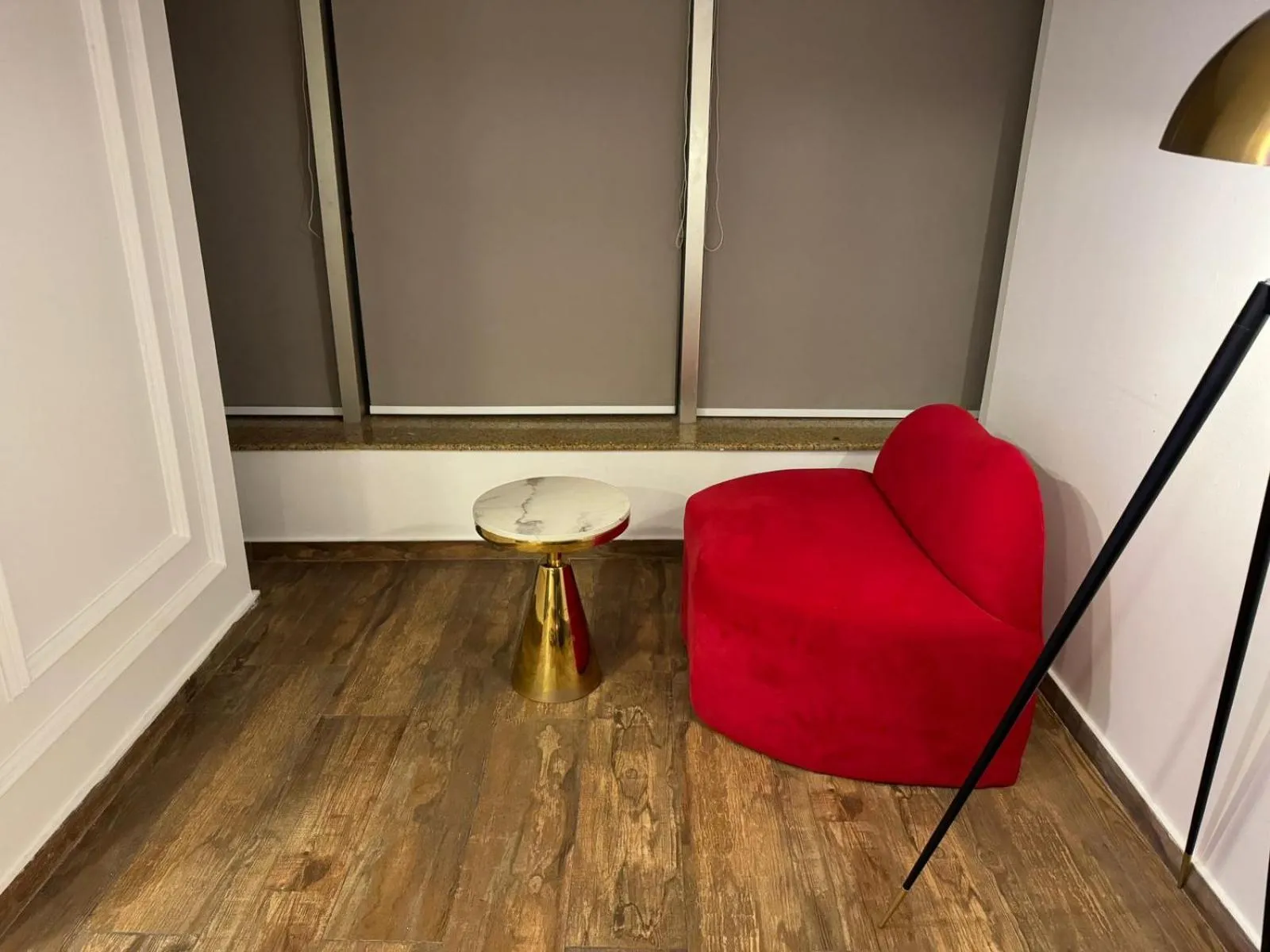 Living room in The Centaurus Apartments