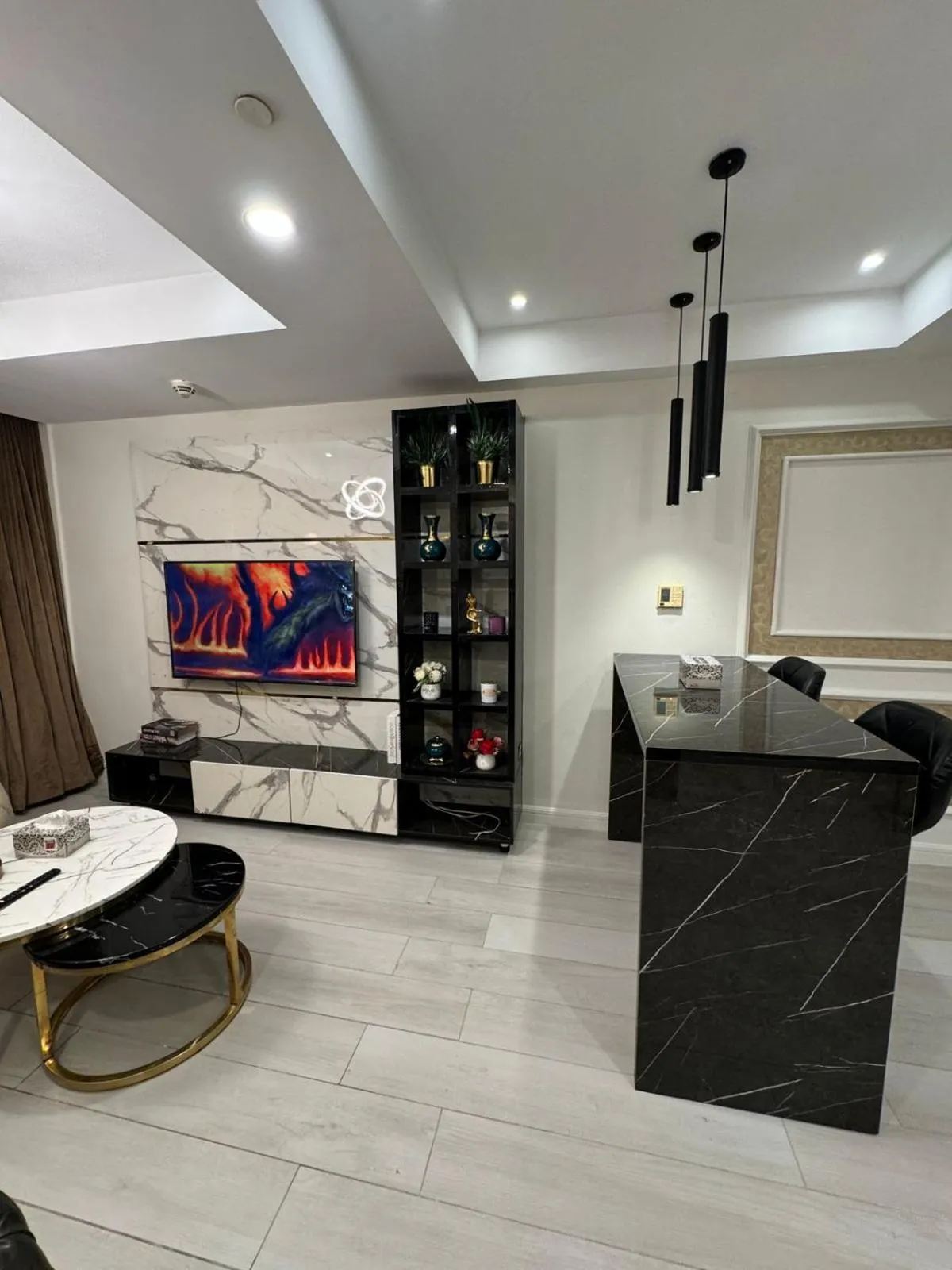 Decorative detail in The Centaurus Apartments