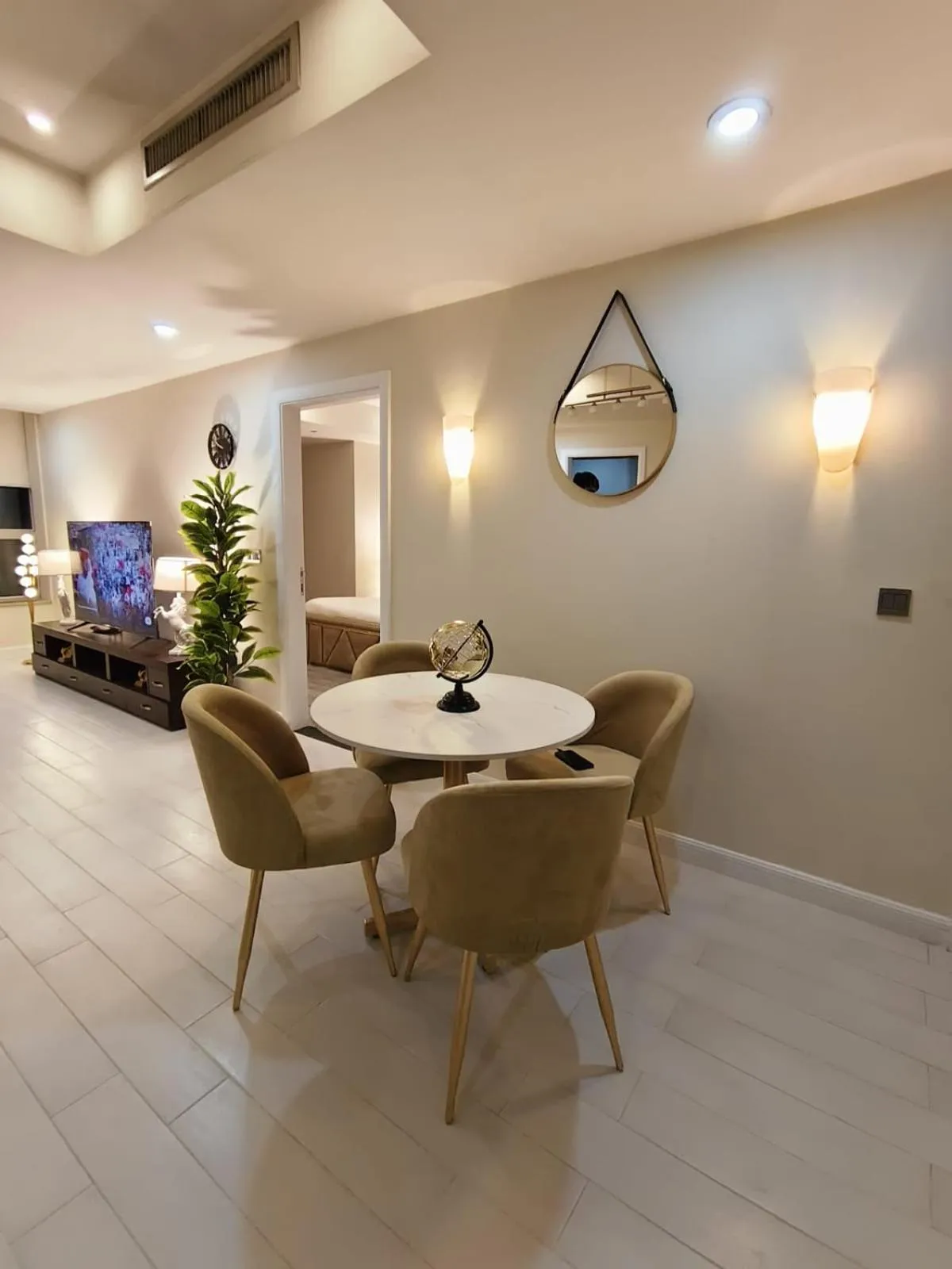 Dining area in The Centaurus Apartments