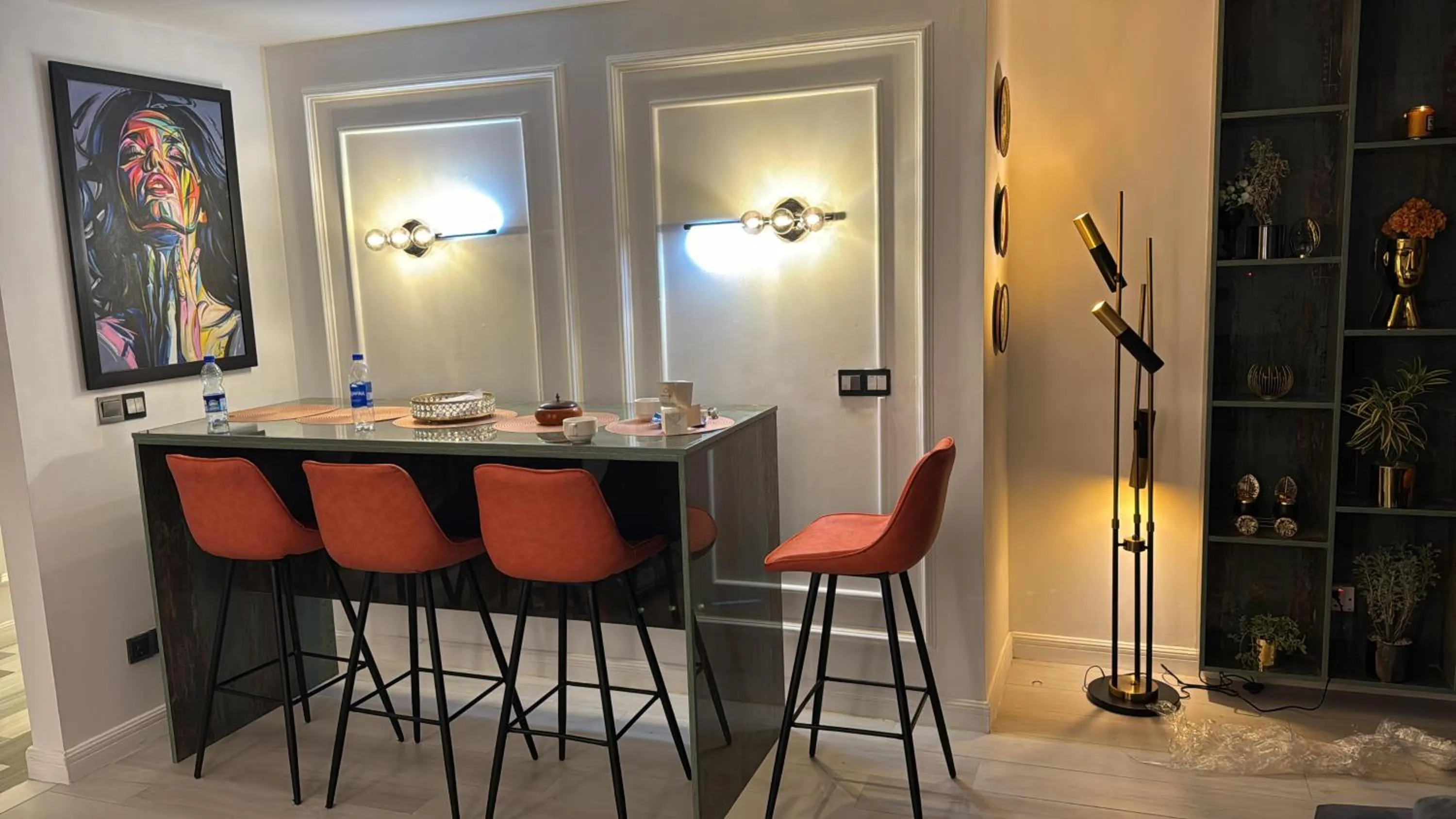 Dining area in The Centaurus Apartments