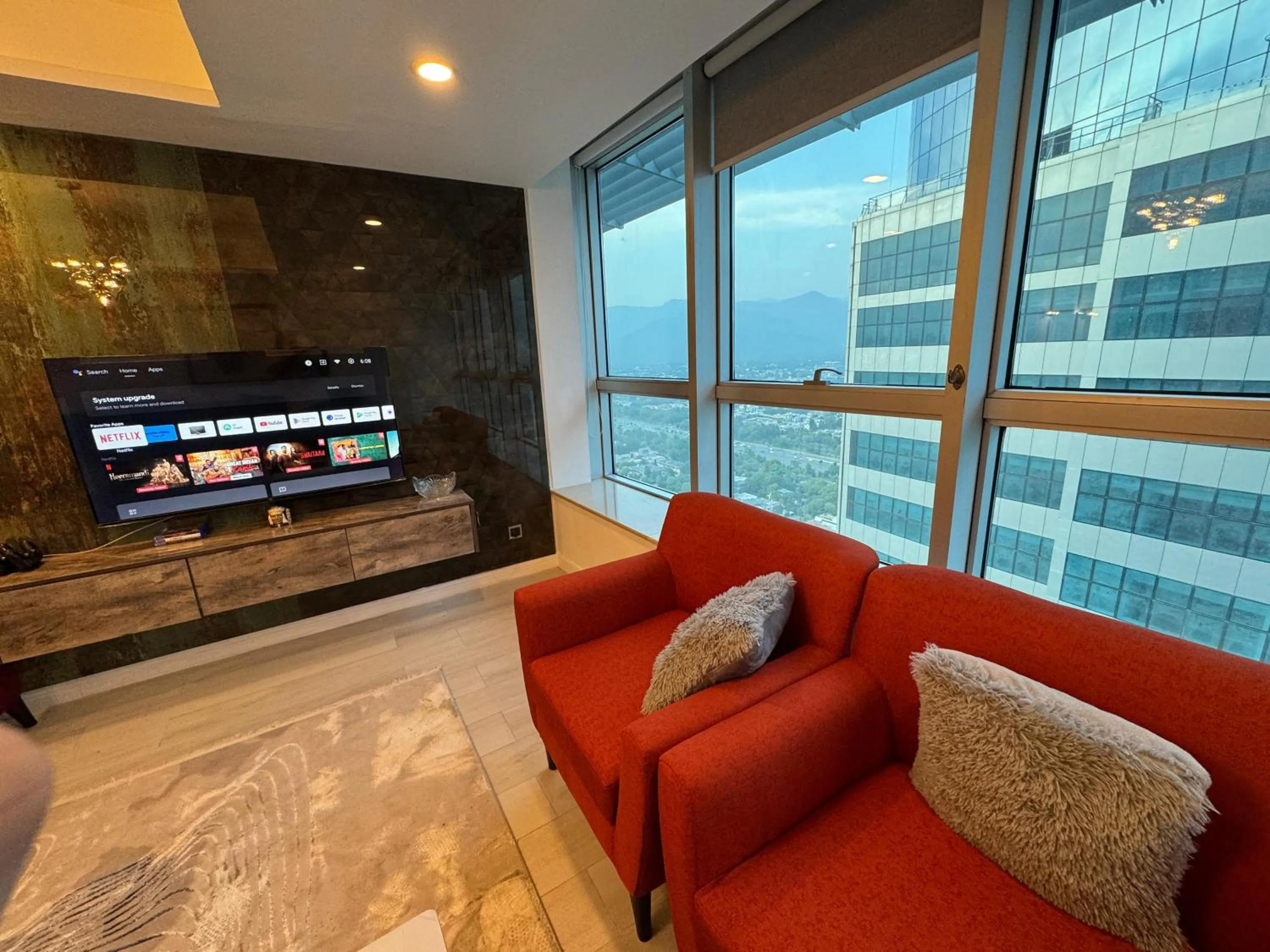 TV and multimedia in The Centaurus Apartments