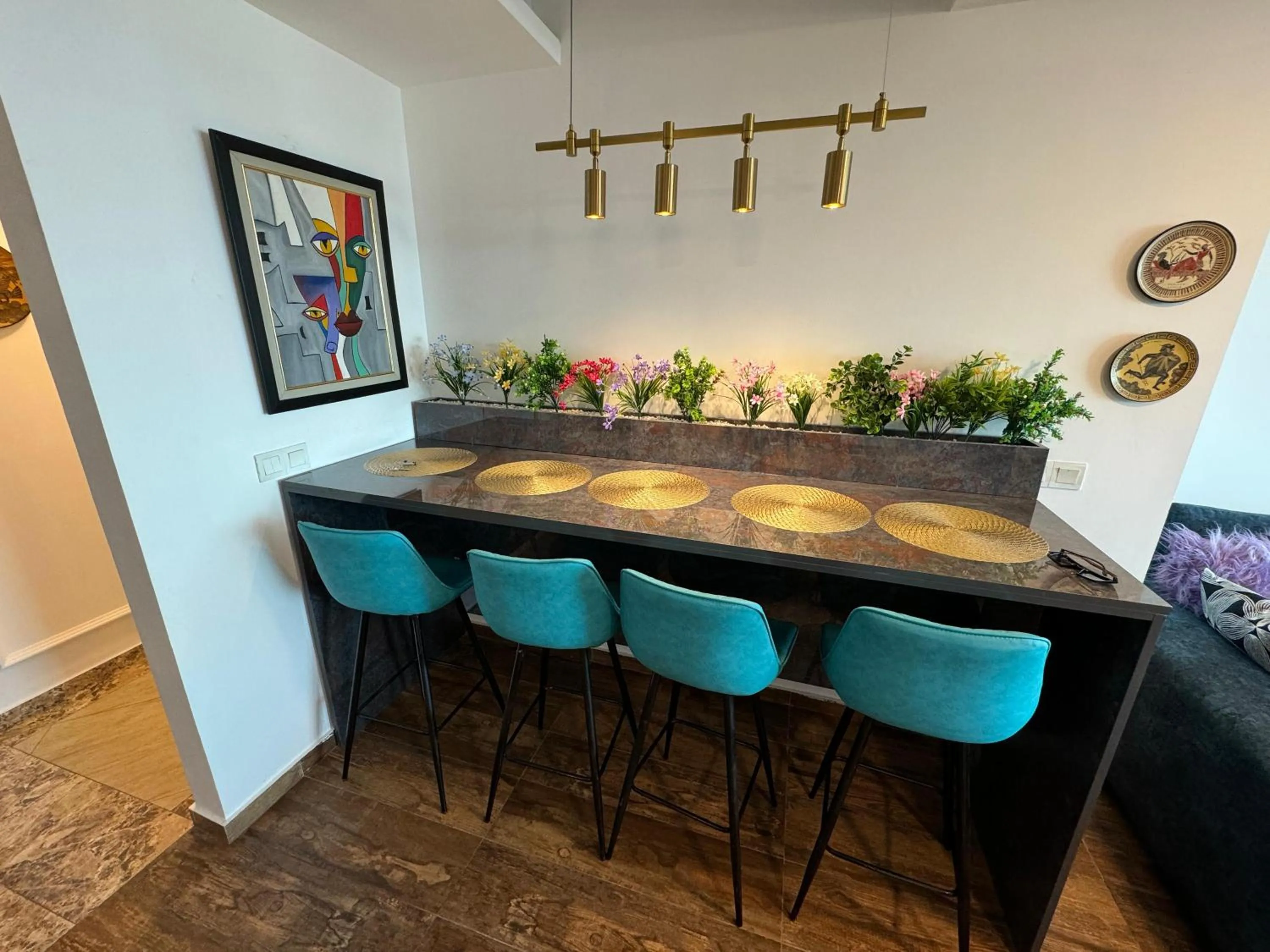 Dining area in The Centaurus Apartments