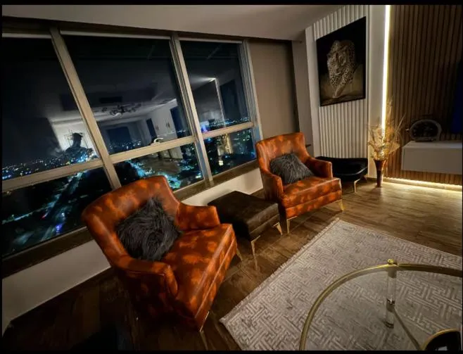 Seating area in The Centaurus Apartments