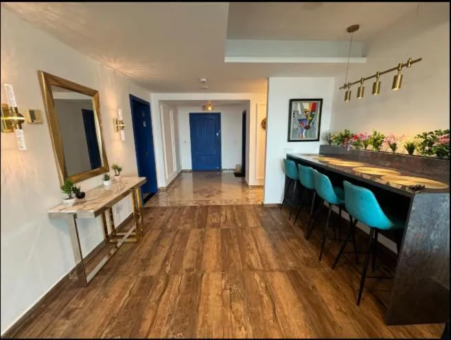 Decorative detail in The Centaurus Apartments