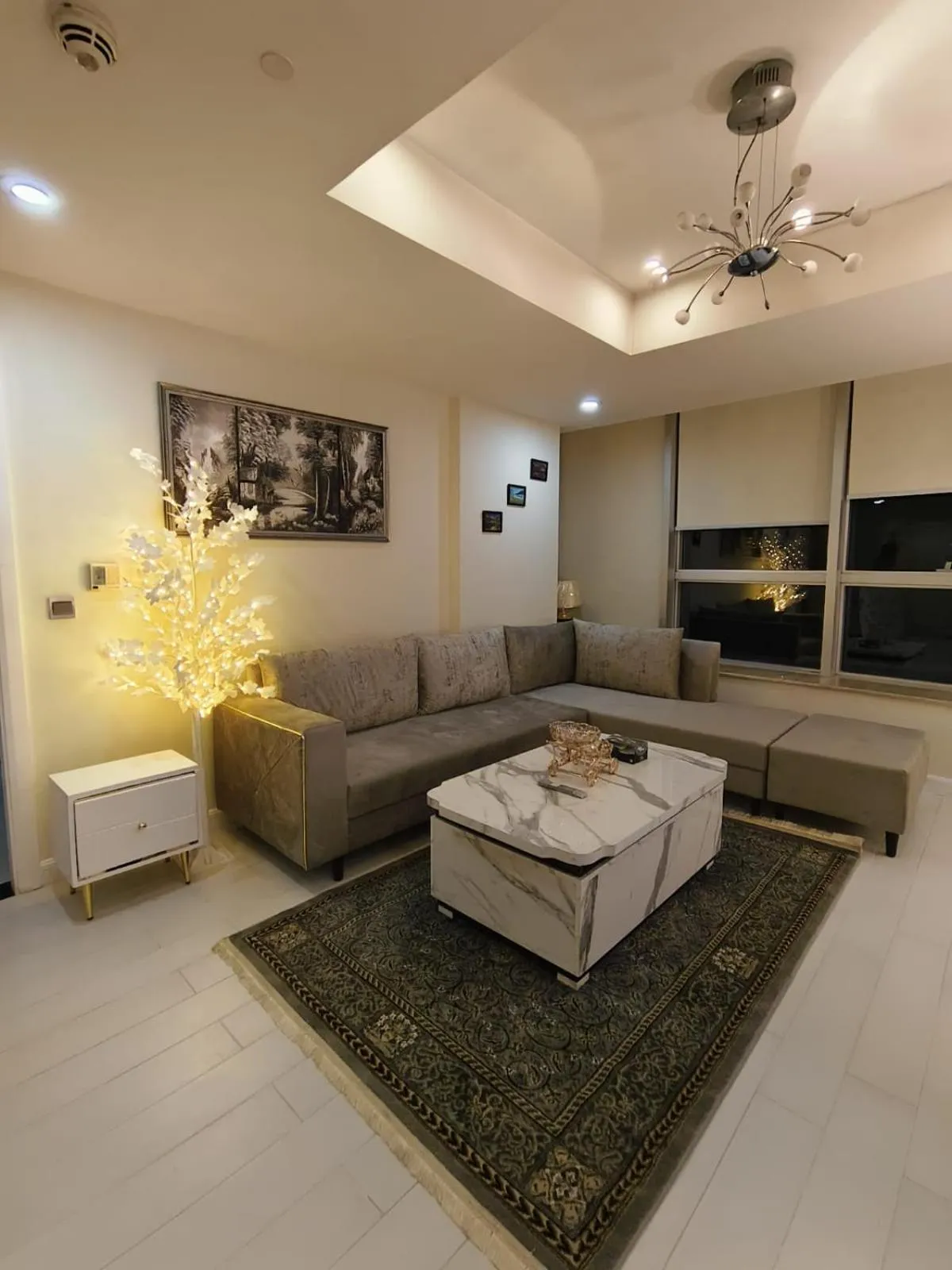 Seating area in The Centaurus Apartments
