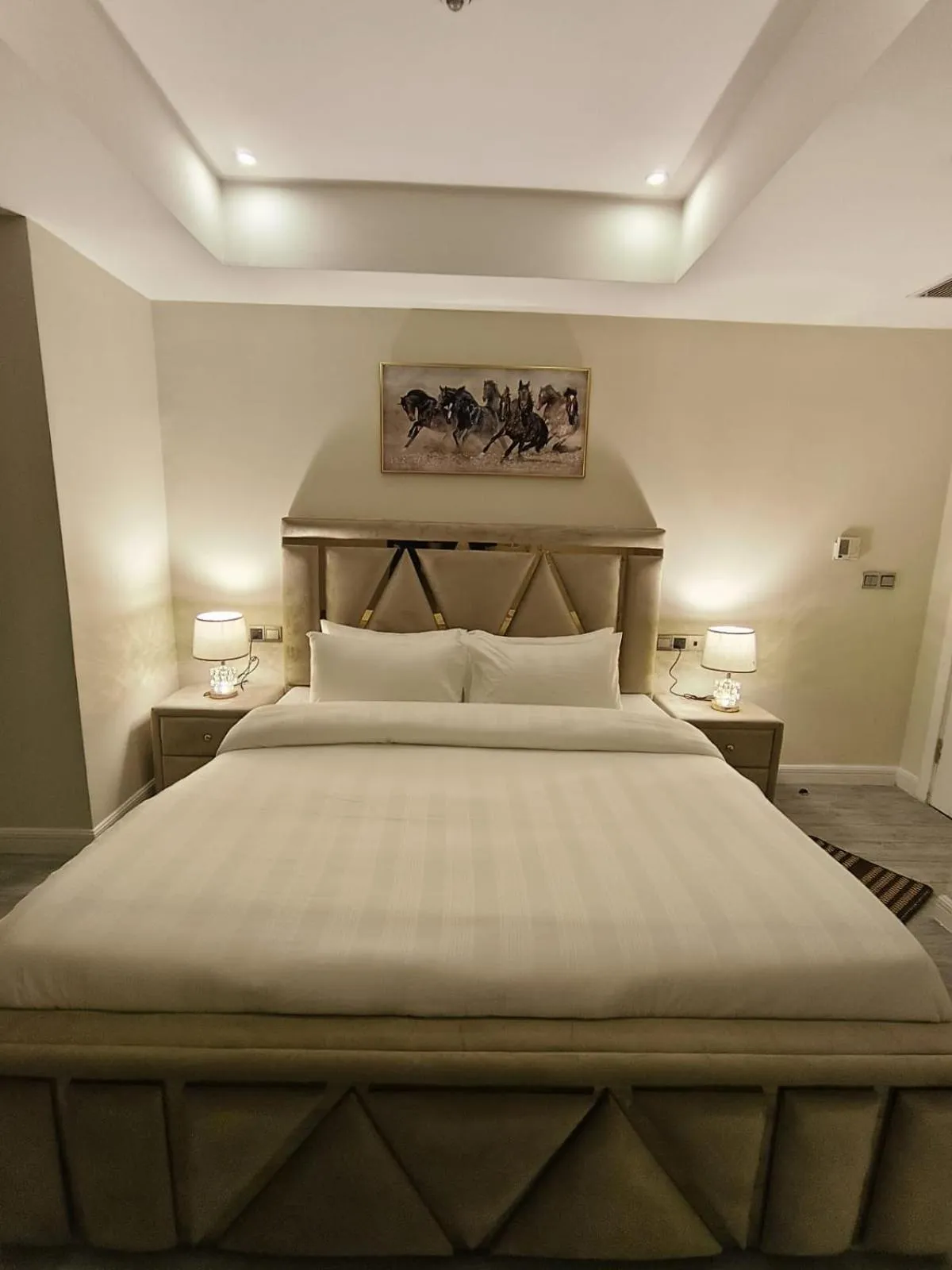 Bedroom, Bed in The Centaurus Apartments