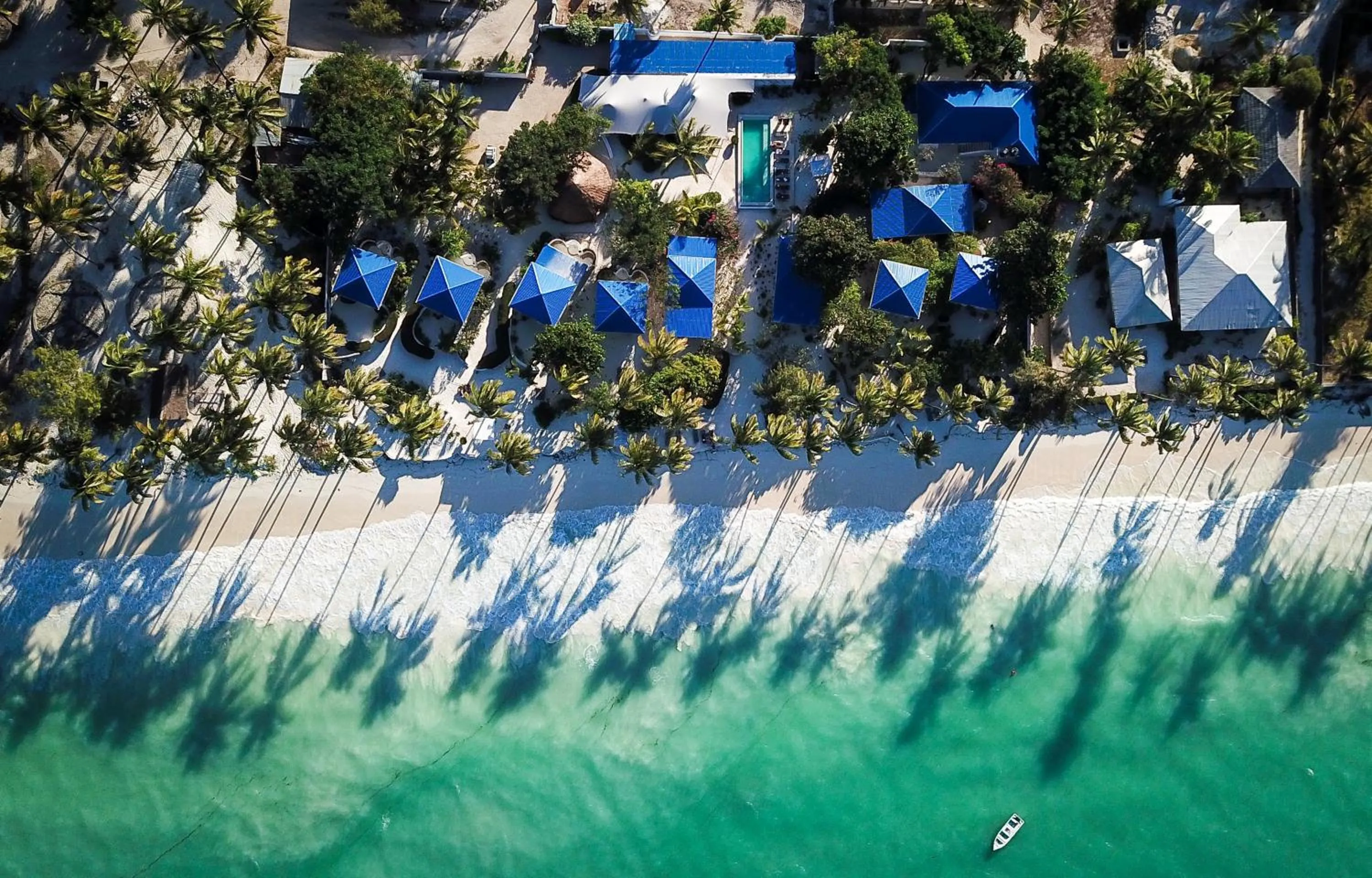 Bird's eye view in Indigo Beach Zanzibar