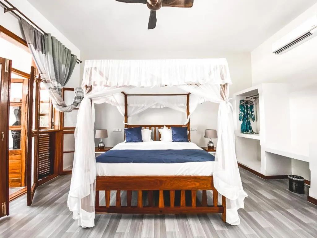 Bed in Indigo Beach Zanzibar