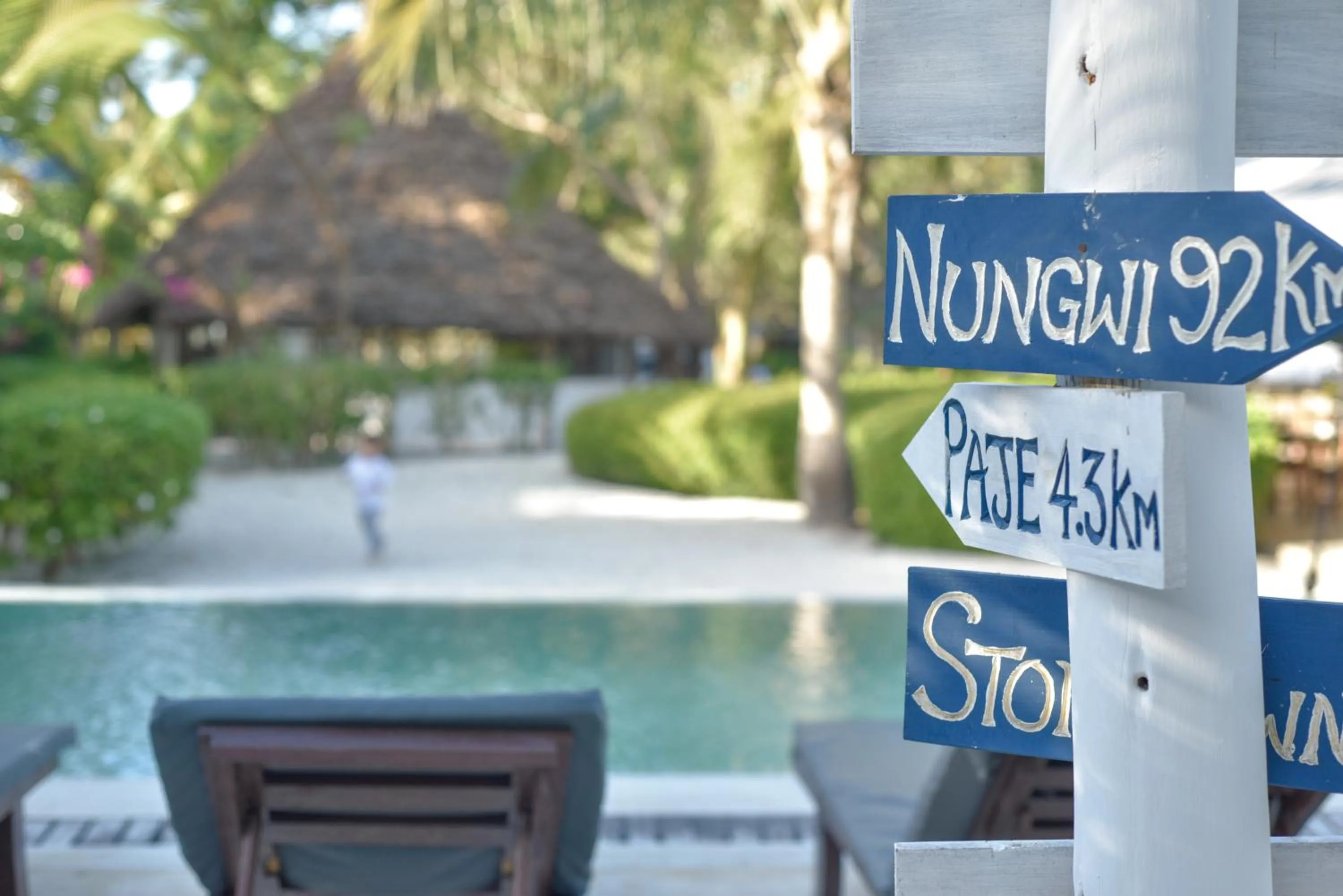 Swimming pool in Indigo Beach Zanzibar