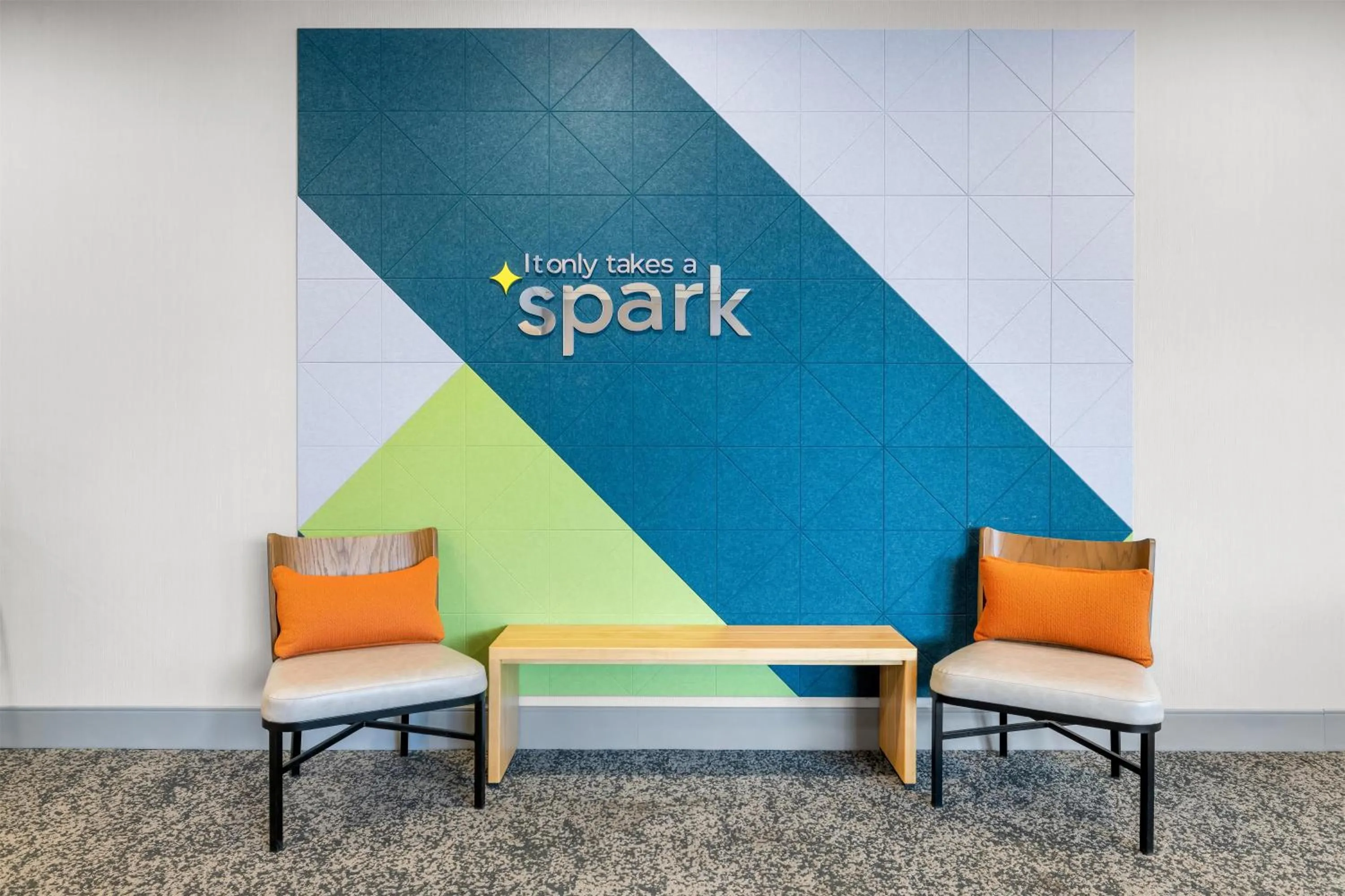 Lobby or reception in Spark by Hilton Lockport