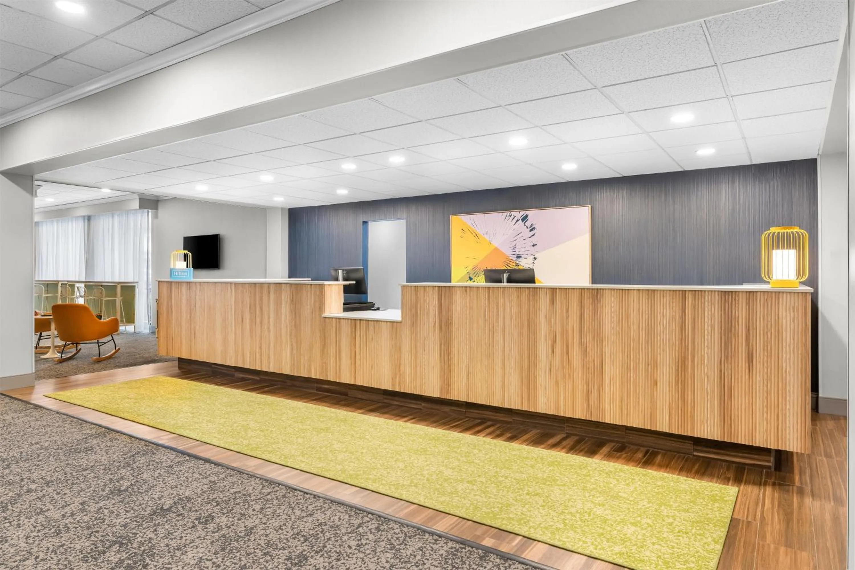 Lobby or reception in Spark by Hilton Lockport
