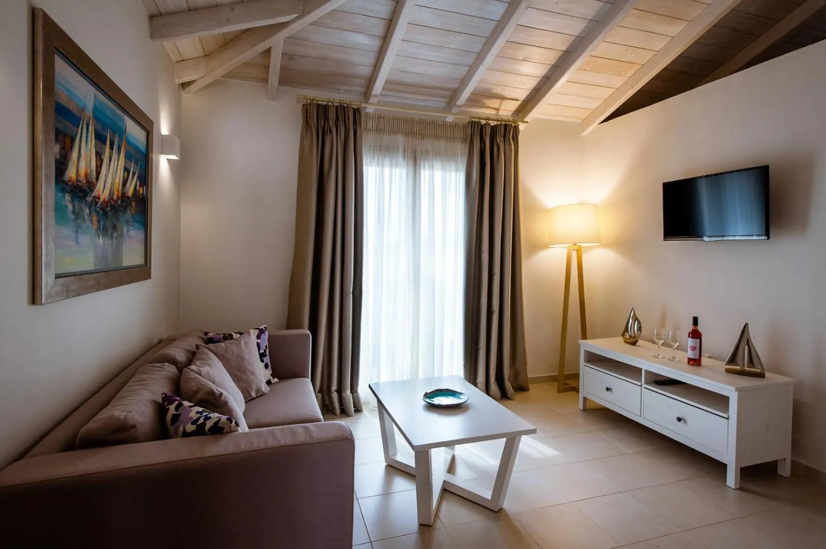 Living room in Aktaia Boutique Hotel