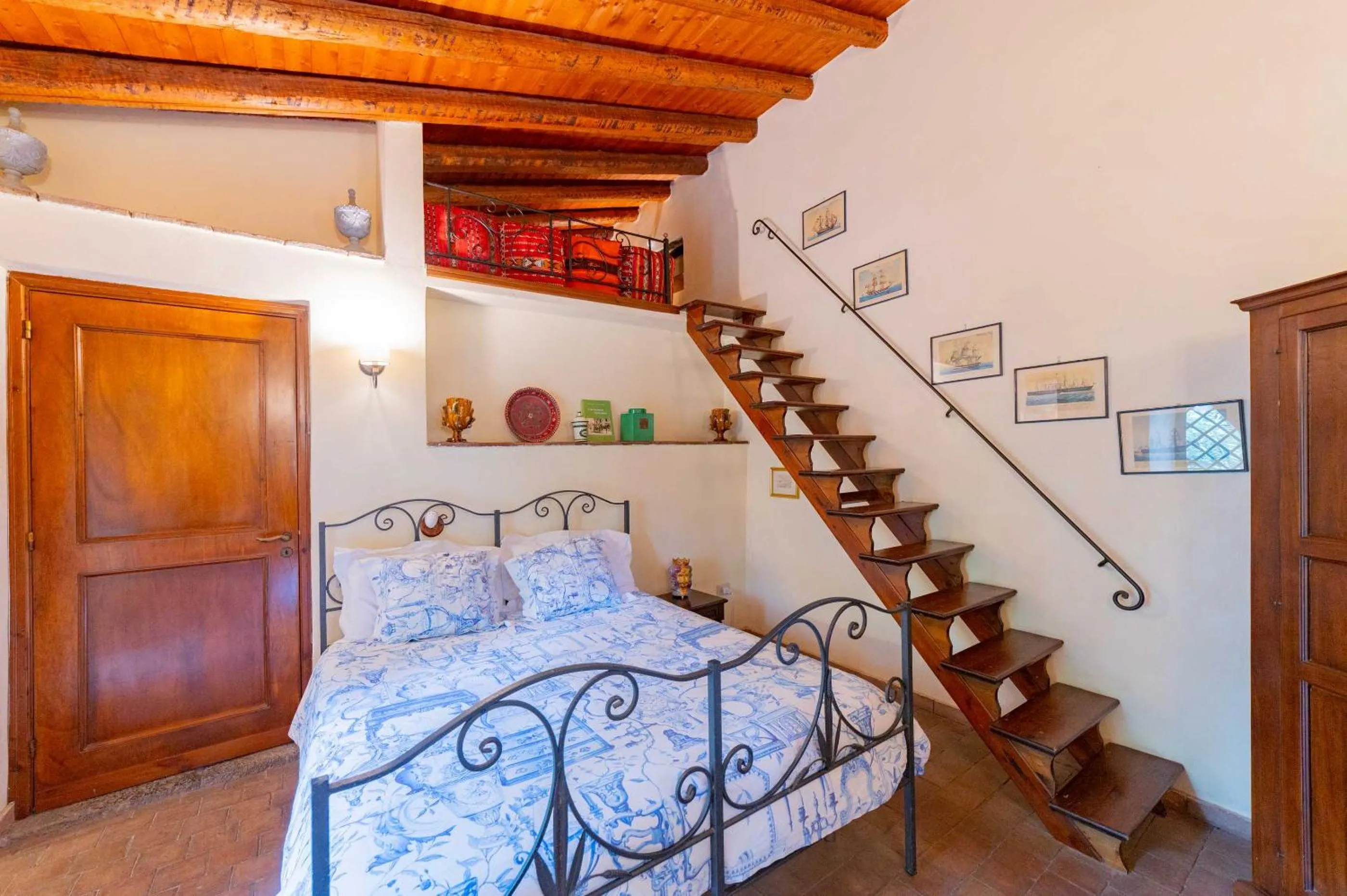 Bed in Etna Botanic Garden