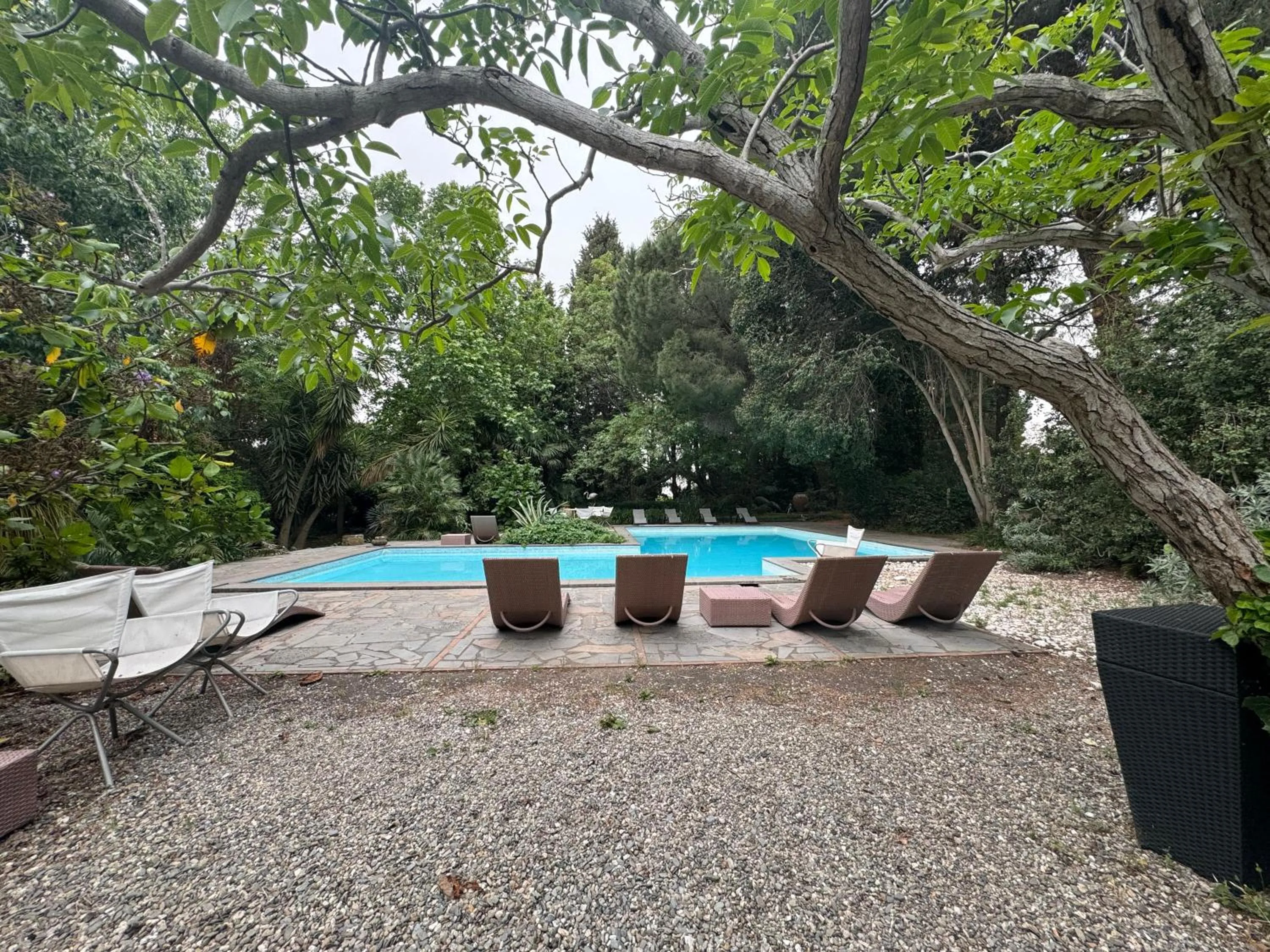 Swimming pool in Etna Botanic Garden