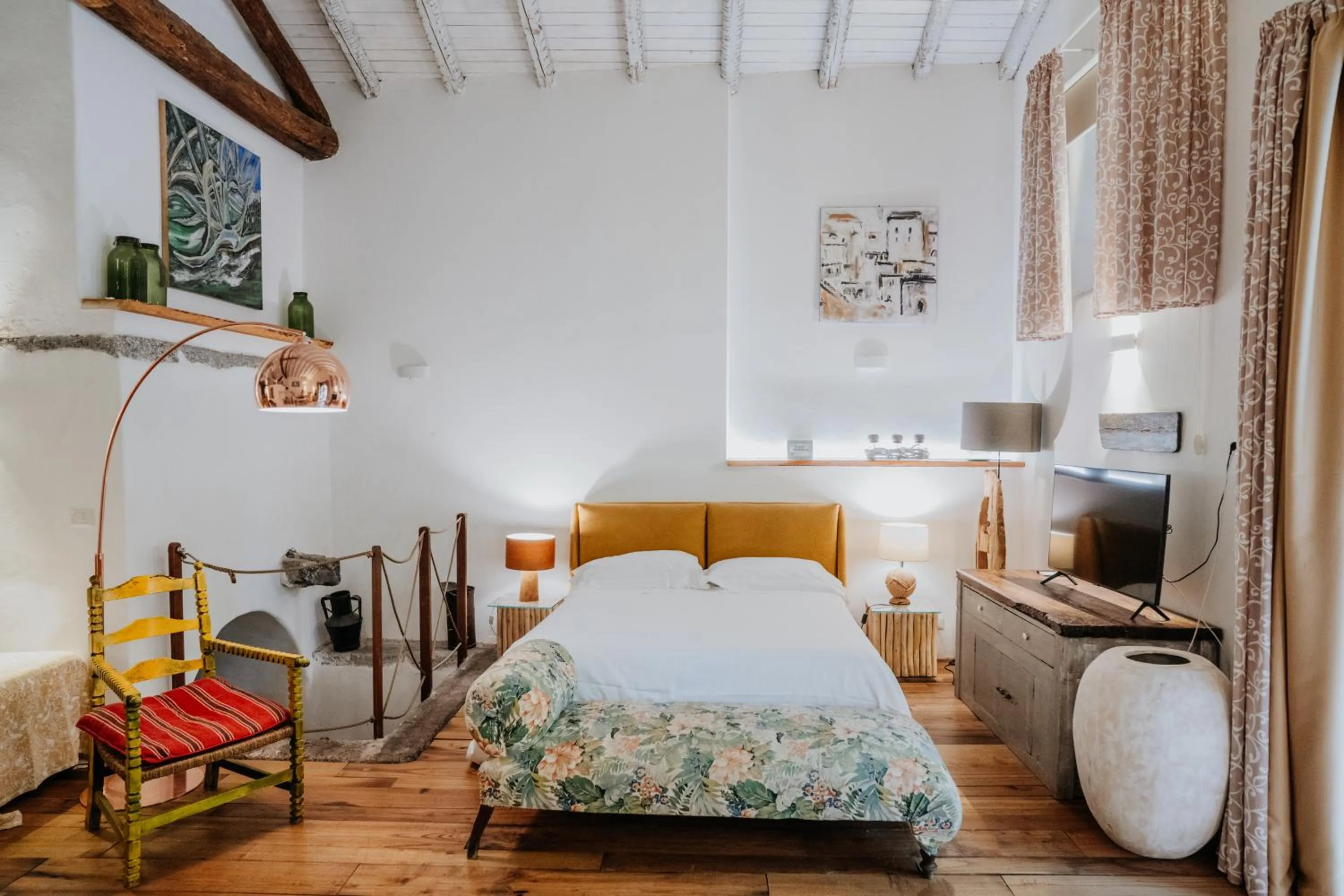 Bed in Etna Botanic Garden