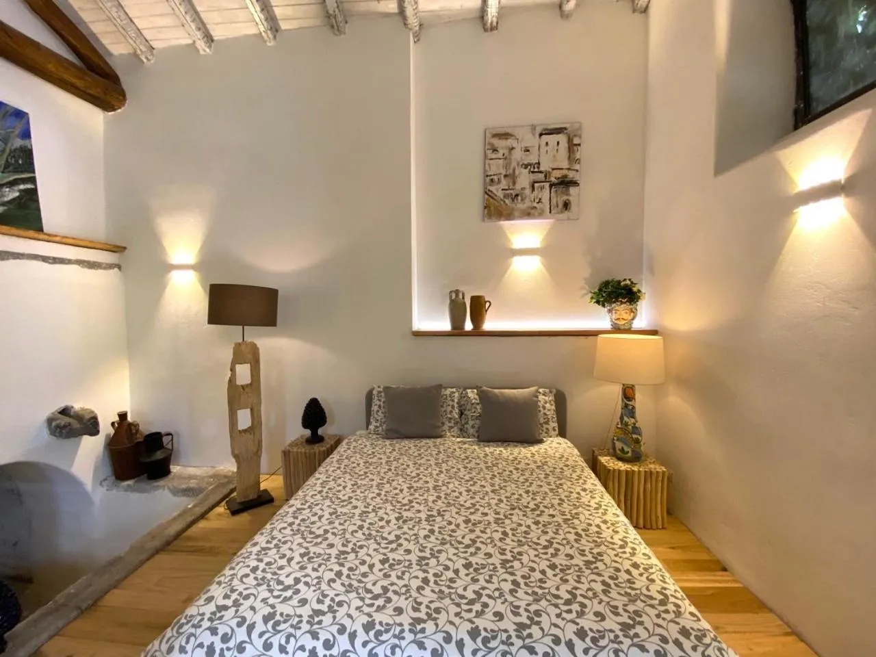 Bed in Etna Botanic Garden