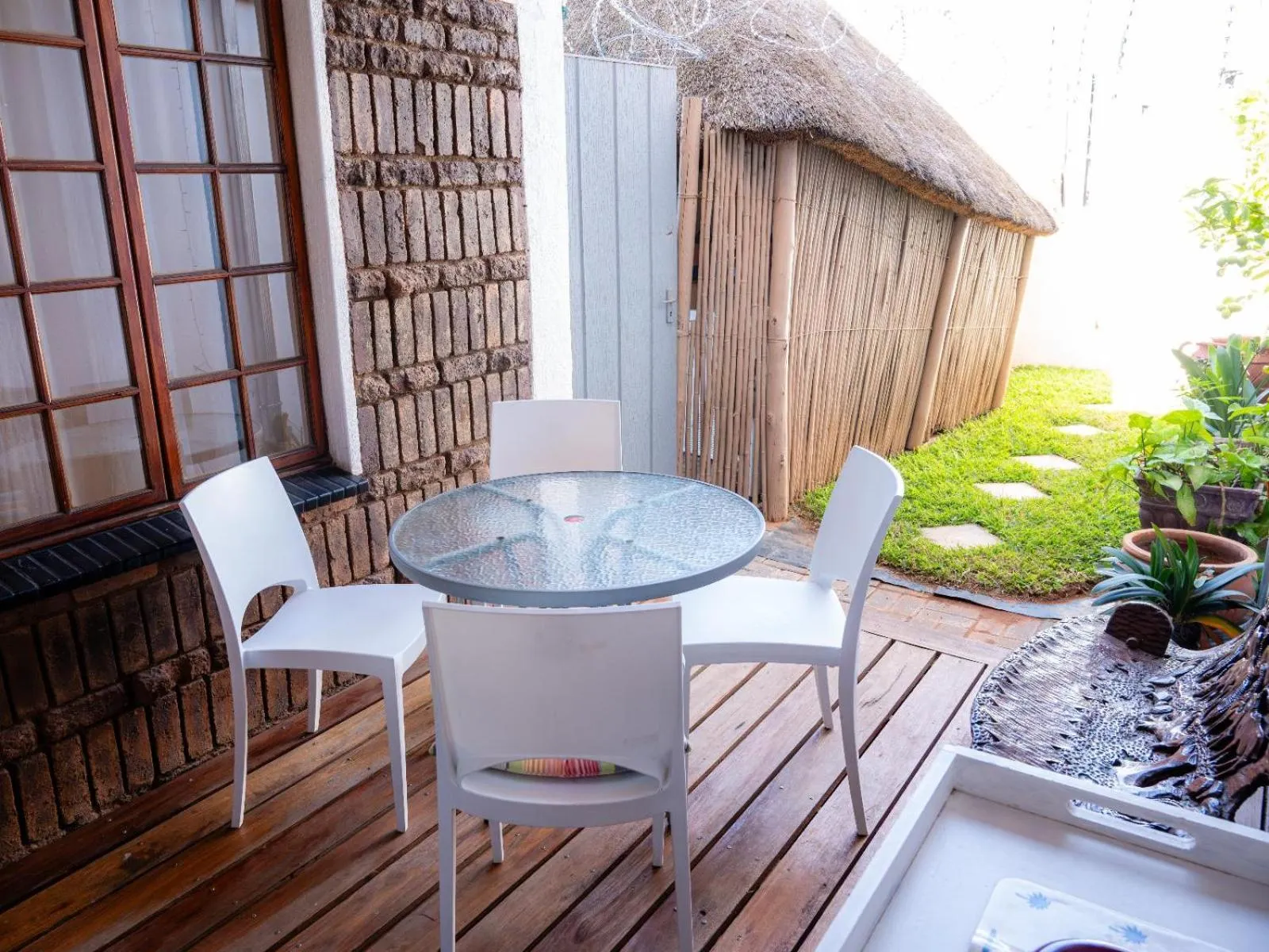 Patio in Sleepers Villa Guesthouse