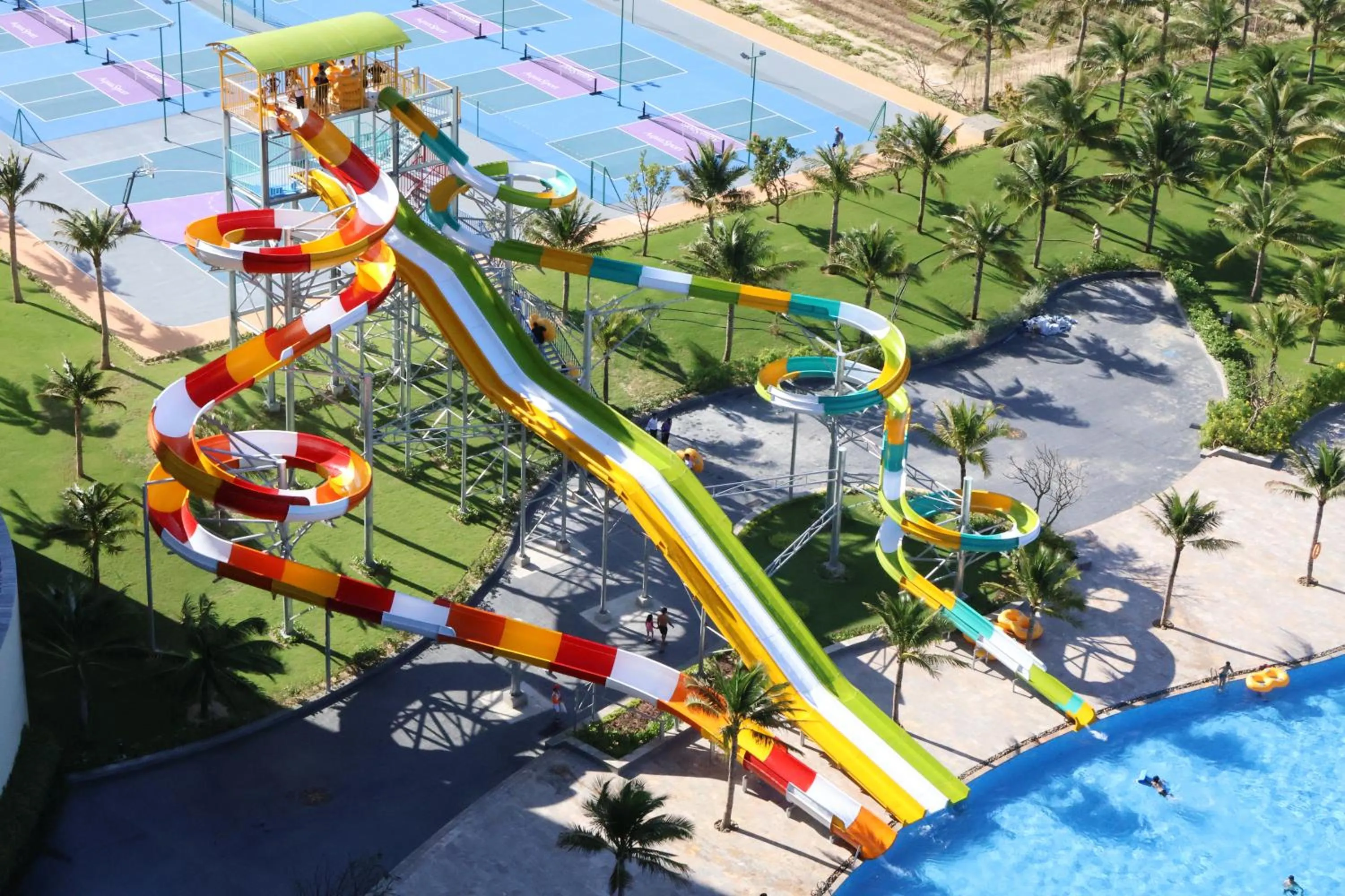 Aqua park in Aquamarine Cam Ranh - By Swandor