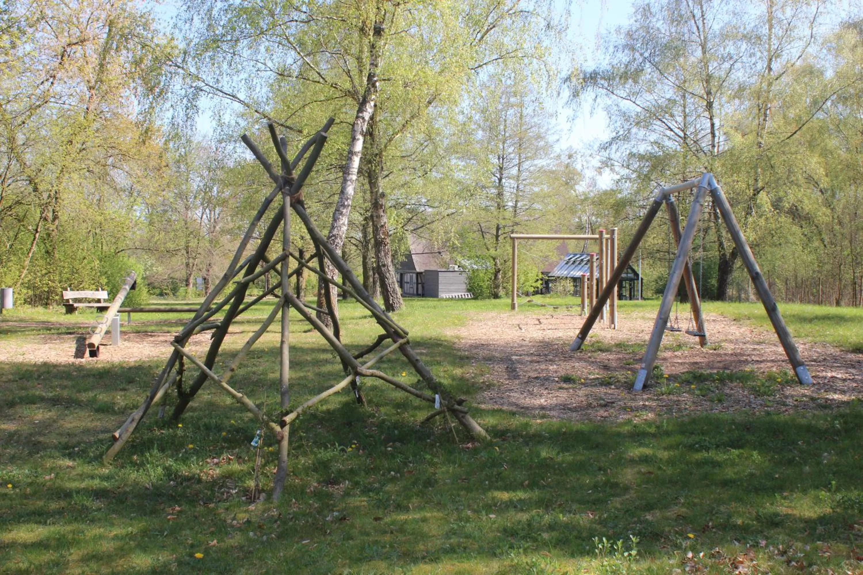Children play ground in BEECH Resort Plauer See