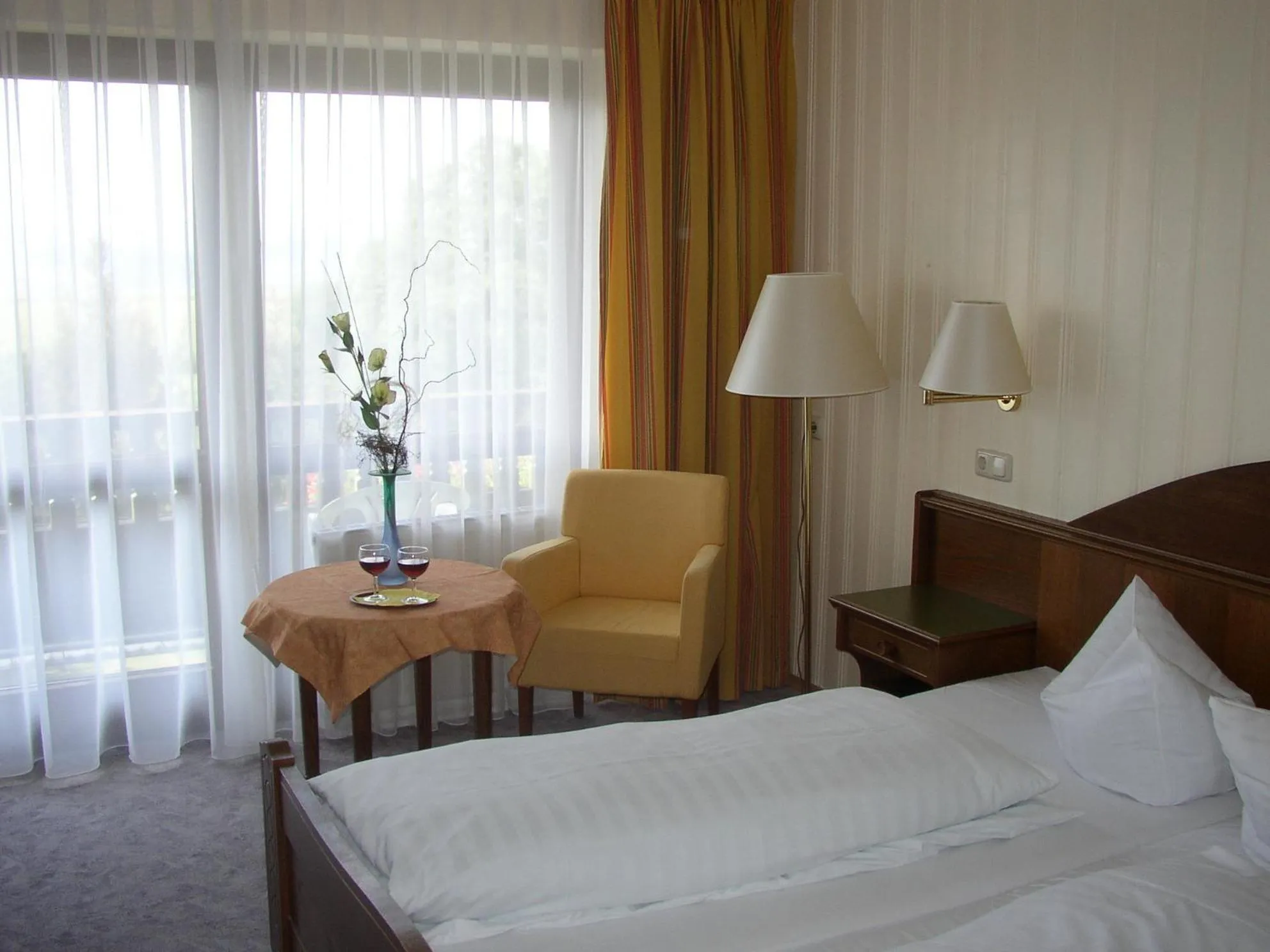 Bedroom, Bed in Wellnesshotel Zum Koch