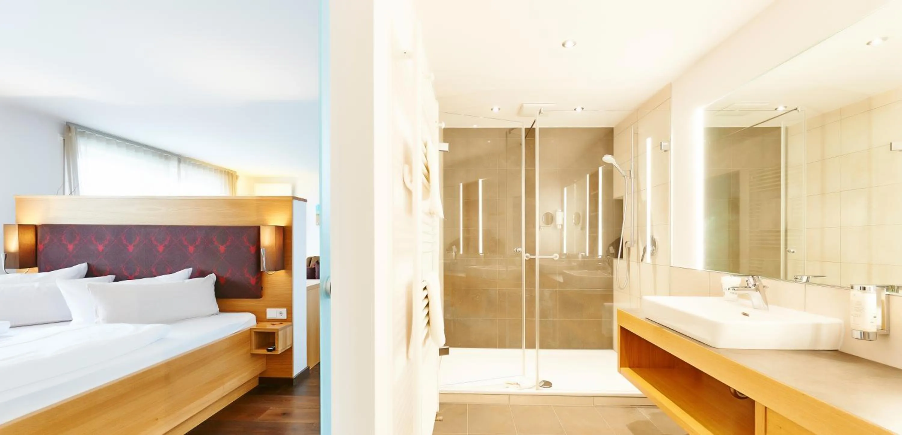 Photo of the whole room, Bed in Wellnesshotel Zum Koch