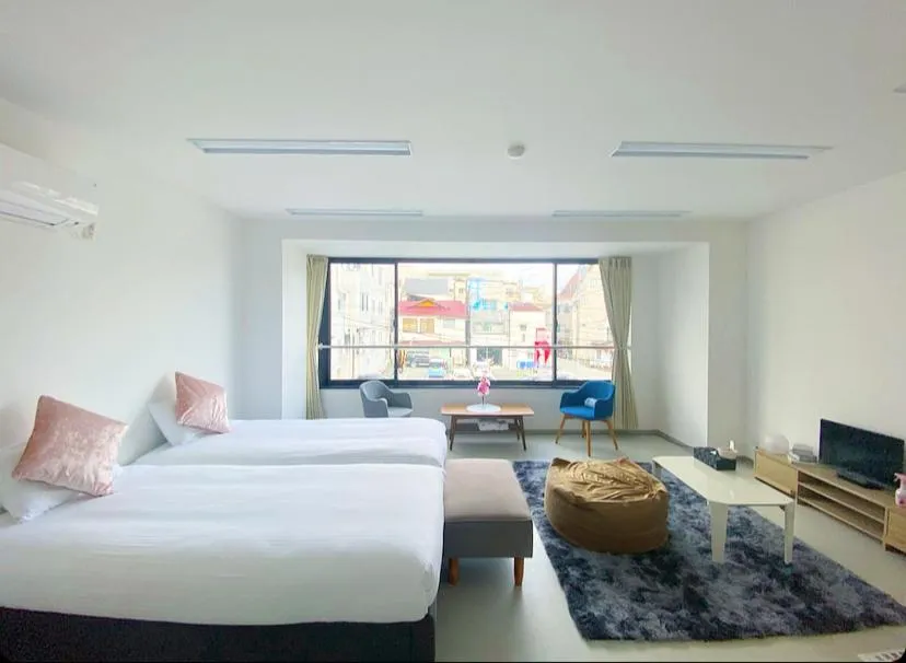 Photo of the whole room, Bed in THE MOON Atami