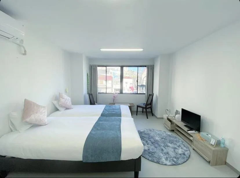 Photo of the whole room, Bed in THE MOON Atami