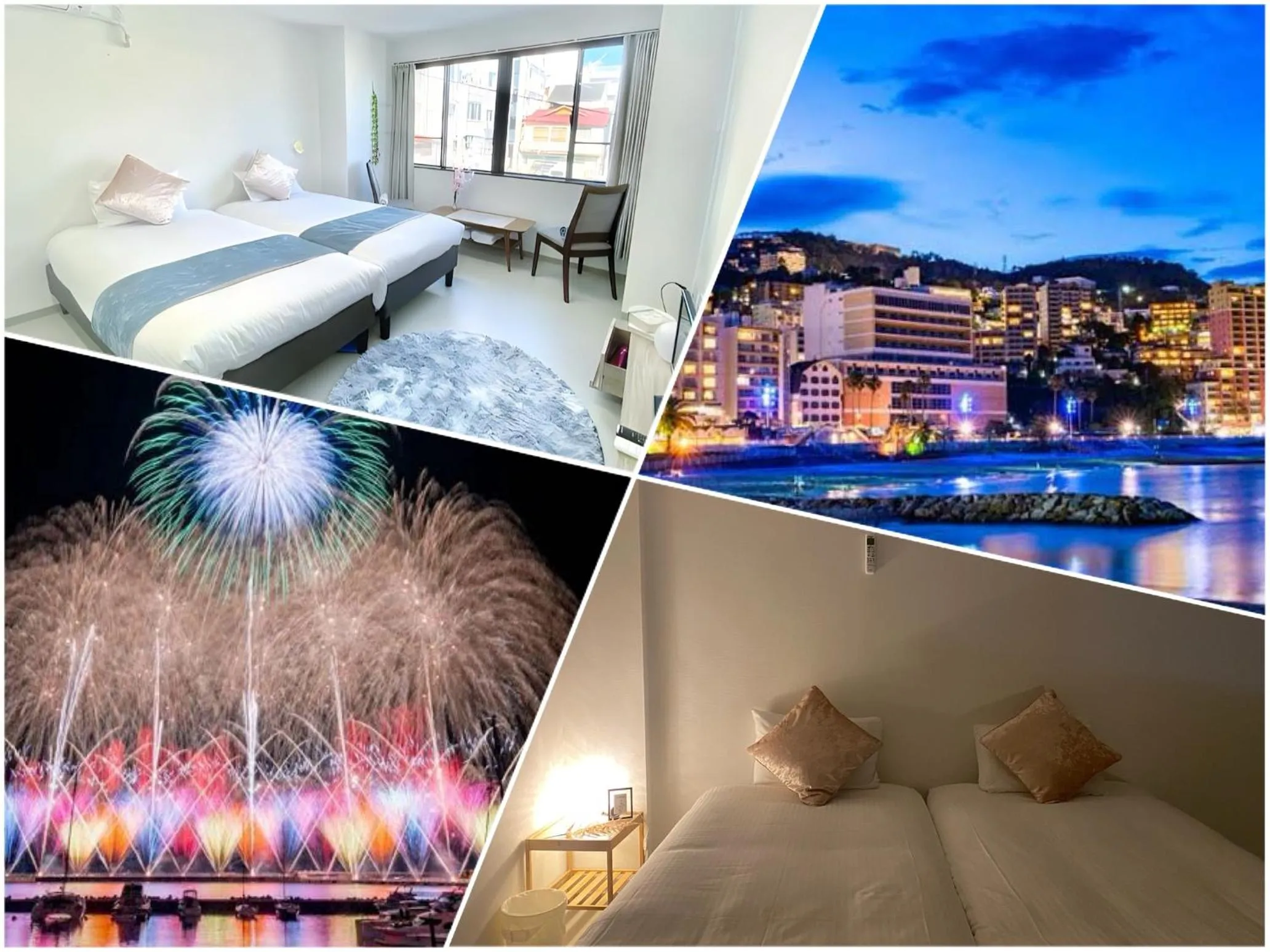 Bed in THE MOON Atami