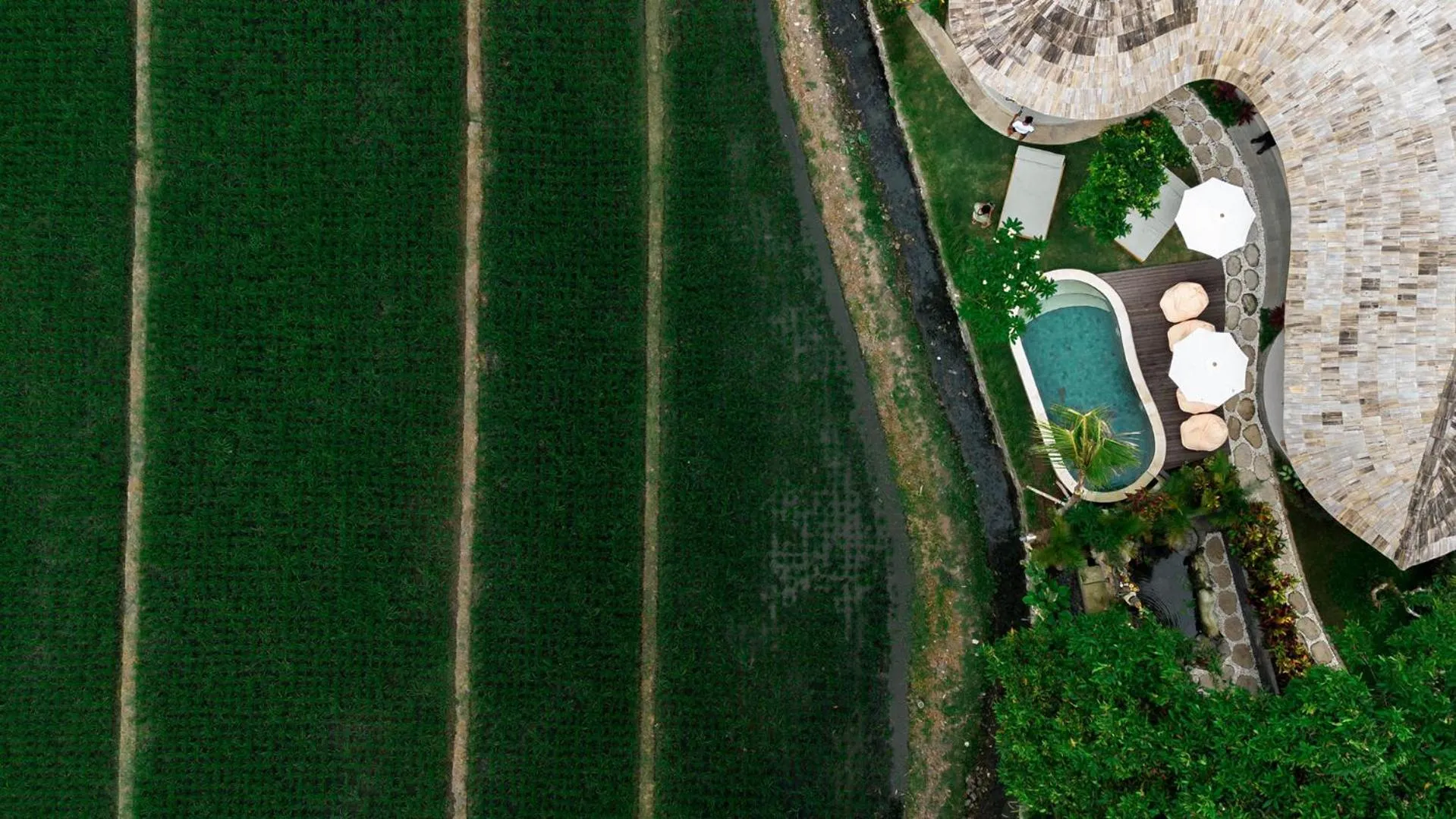 Bird's eye view in Shanti Boutique Retreat