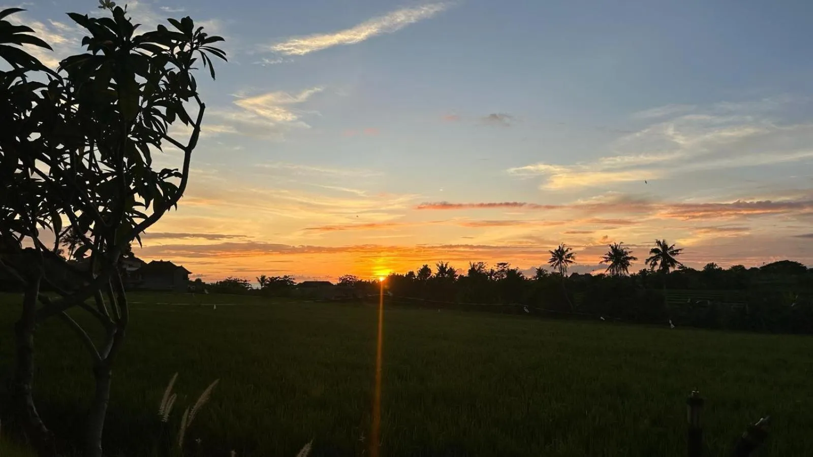 Sunset in Shanti Boutique Retreat