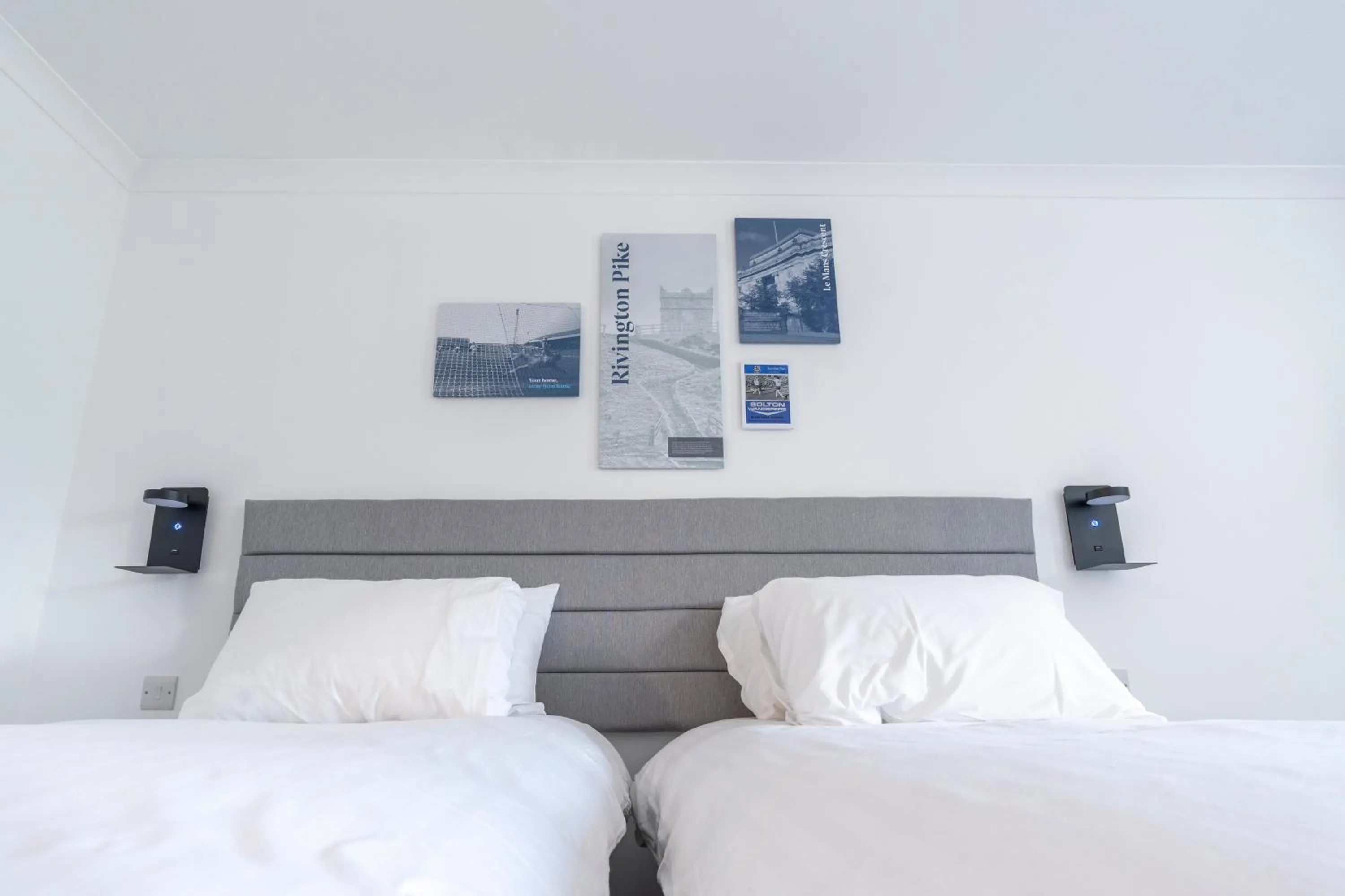 Bed in The Bolton Stadium Hotel, a member of Radisson Individuals