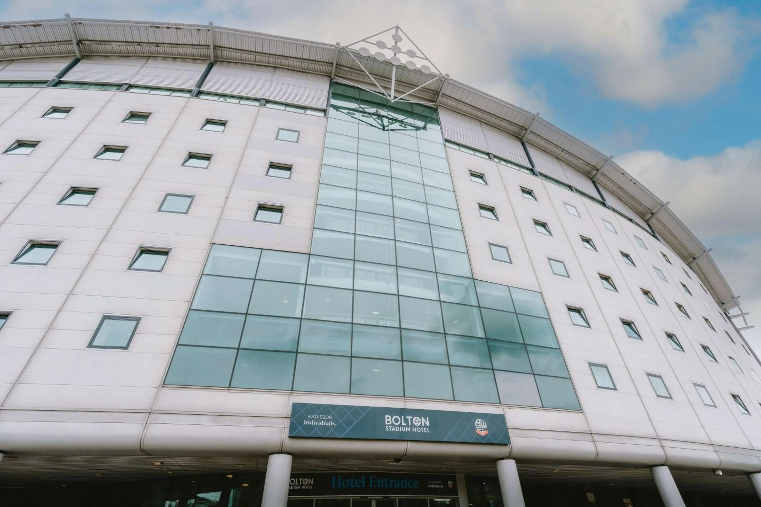 Property building in The Bolton Stadium Hotel, a member of Radisson Individuals
