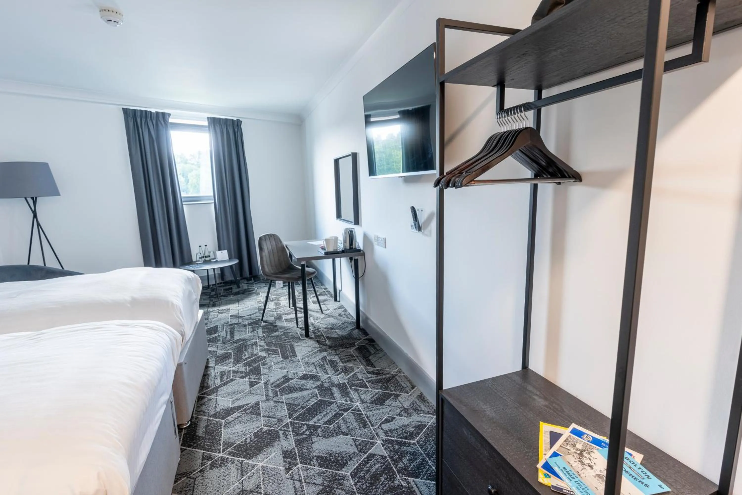 Bed in The Bolton Stadium Hotel, a member of Radisson Individuals