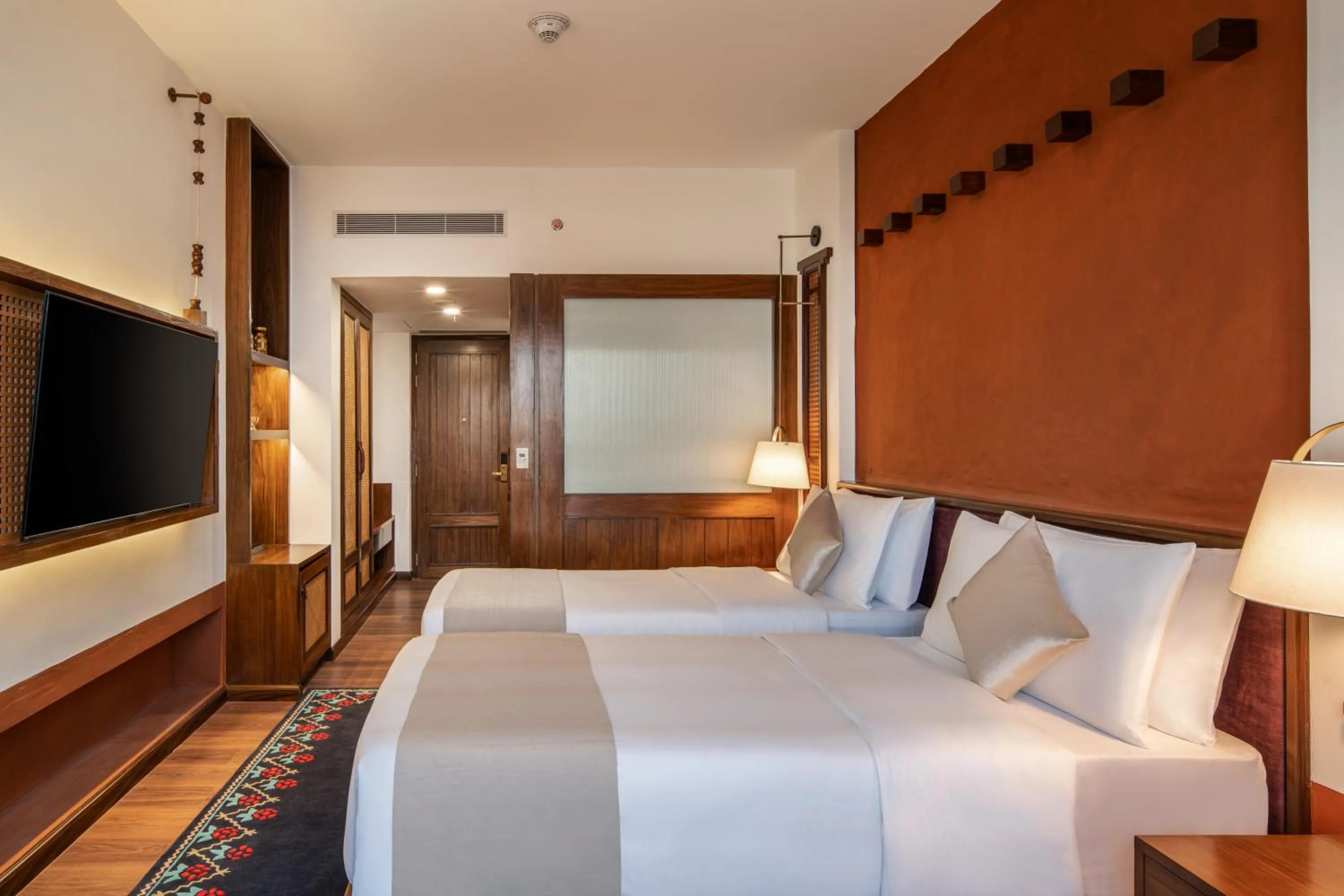 Bed in Varnabas Museum Hotel