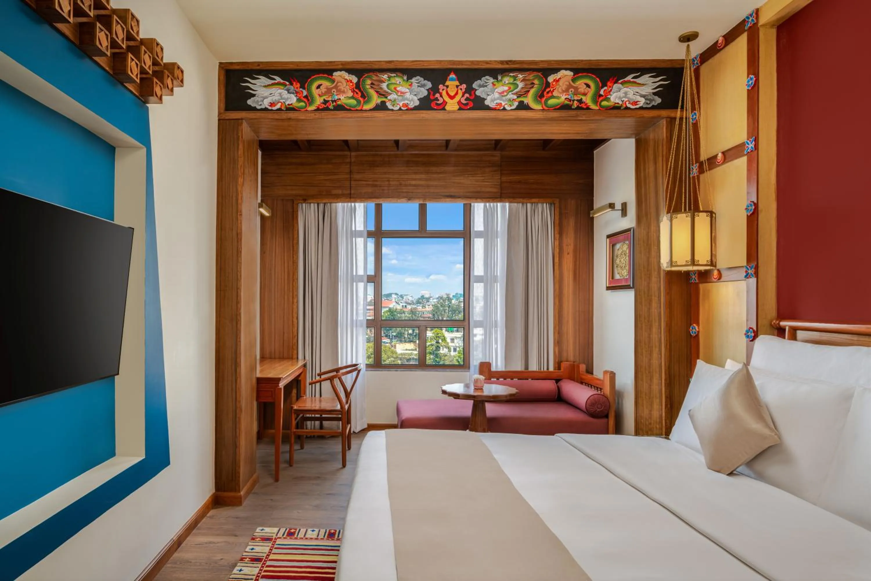 Bed in Varnabas Museum Hotel