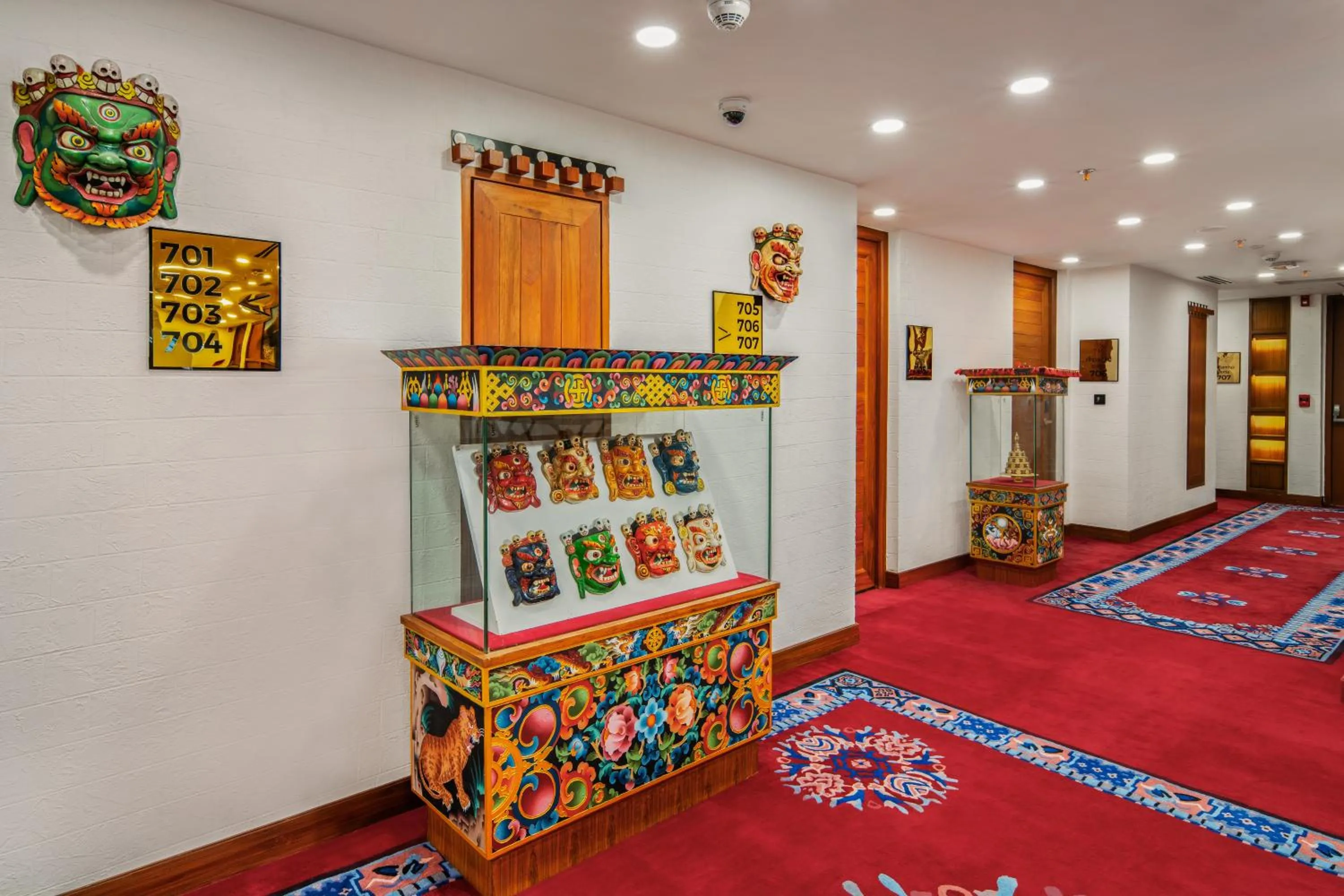 Decorative detail in Varnabas Museum Hotel